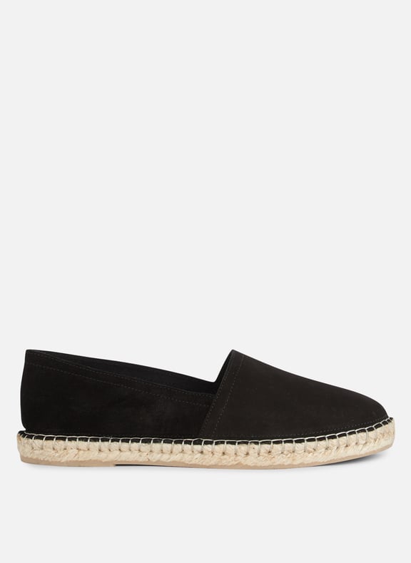 Espadrilles en cuir Noir by IKKS IKKS Espadrilles en cuir Noir
