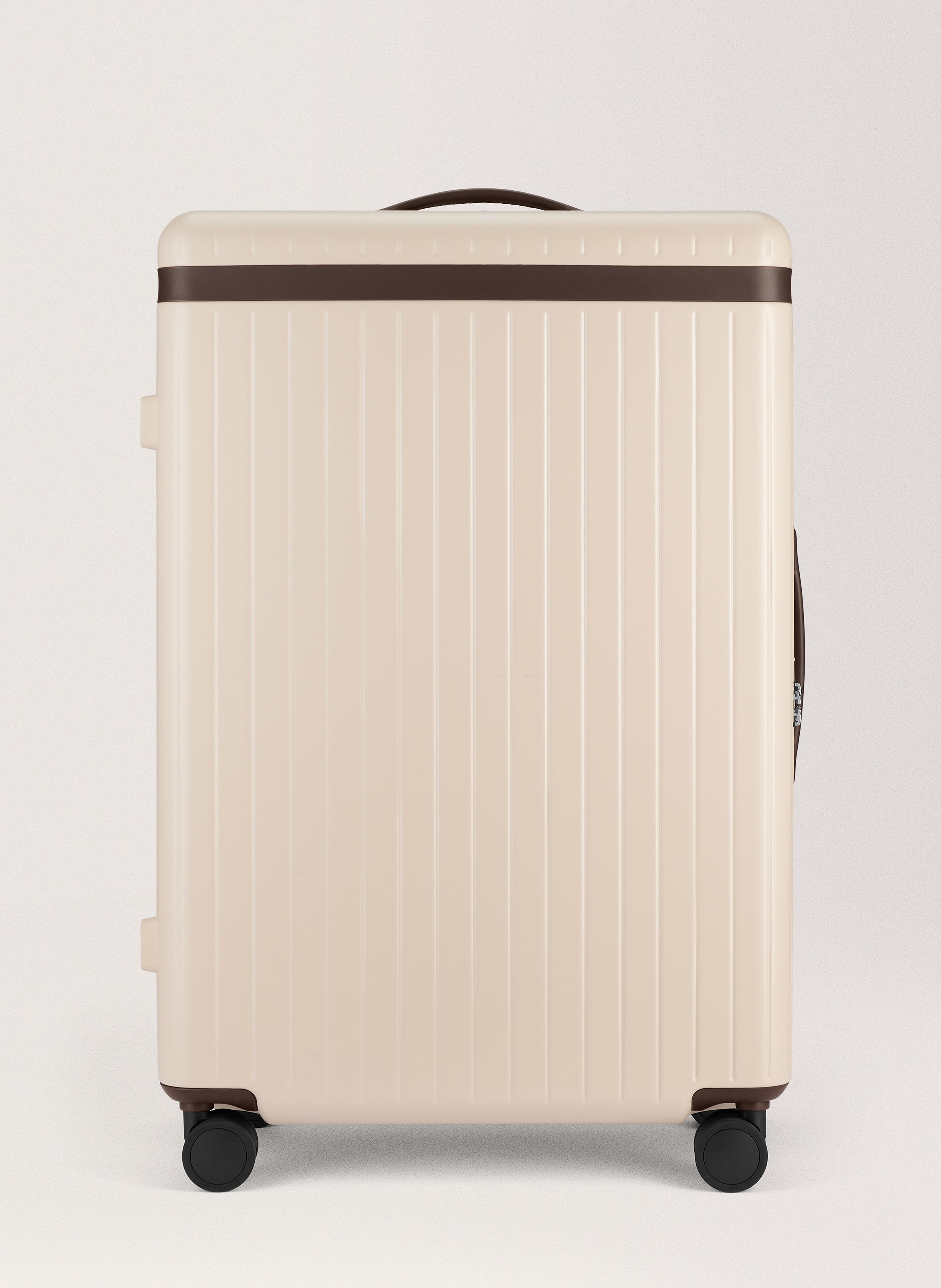 Valise 'the large check-in' en polycarbonate à fermeture zippée CARL FRIEDRIK Beige