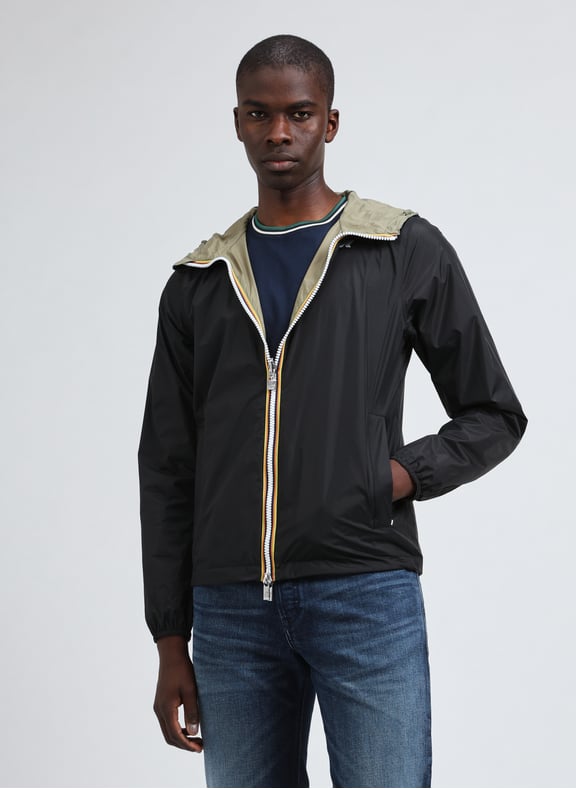 Veste droite coupe-vent Noir by K-WAY K-WAY Veste droite coupe-vent Noir