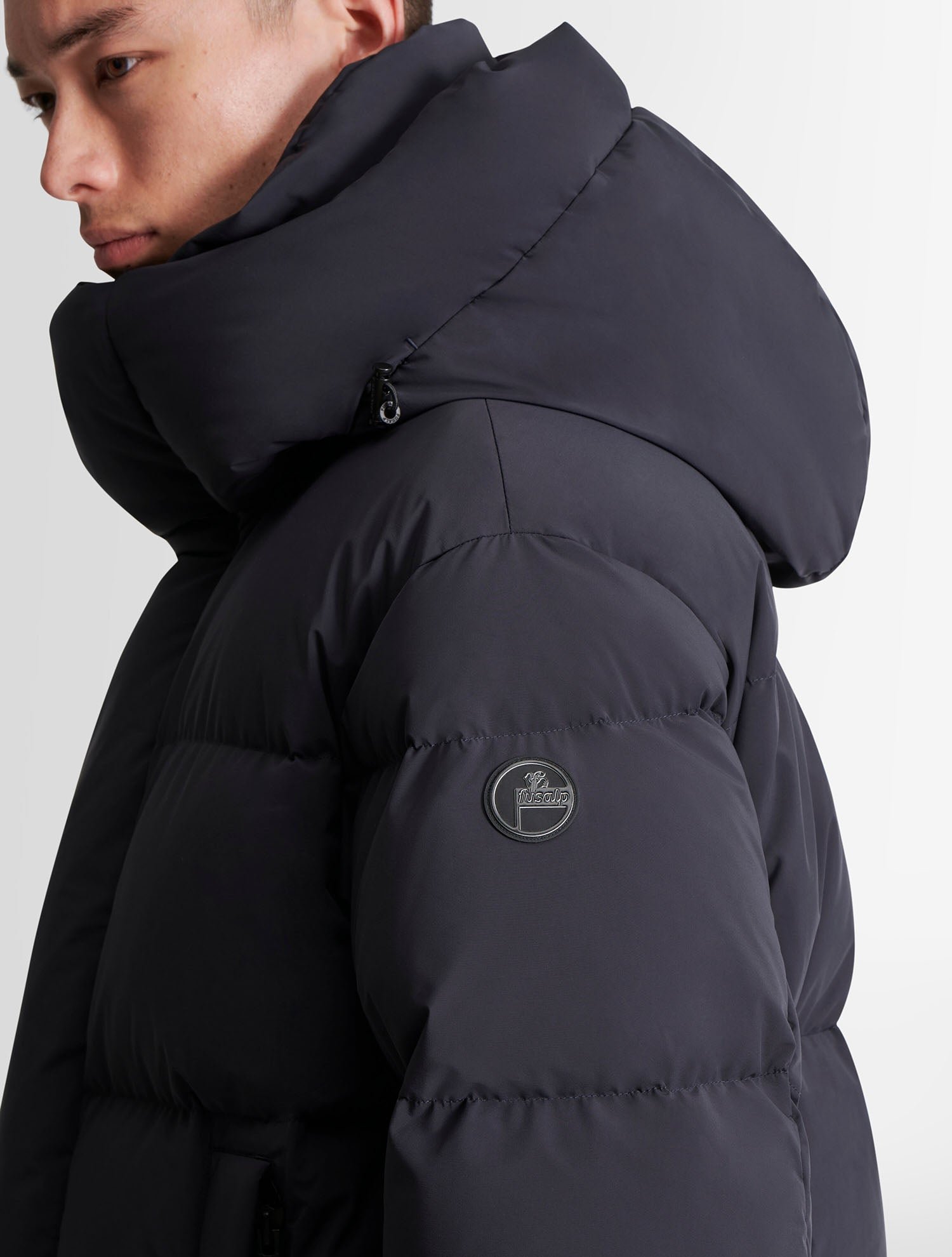 Blouson atila col montant coupe oversize FUSALP Bleu