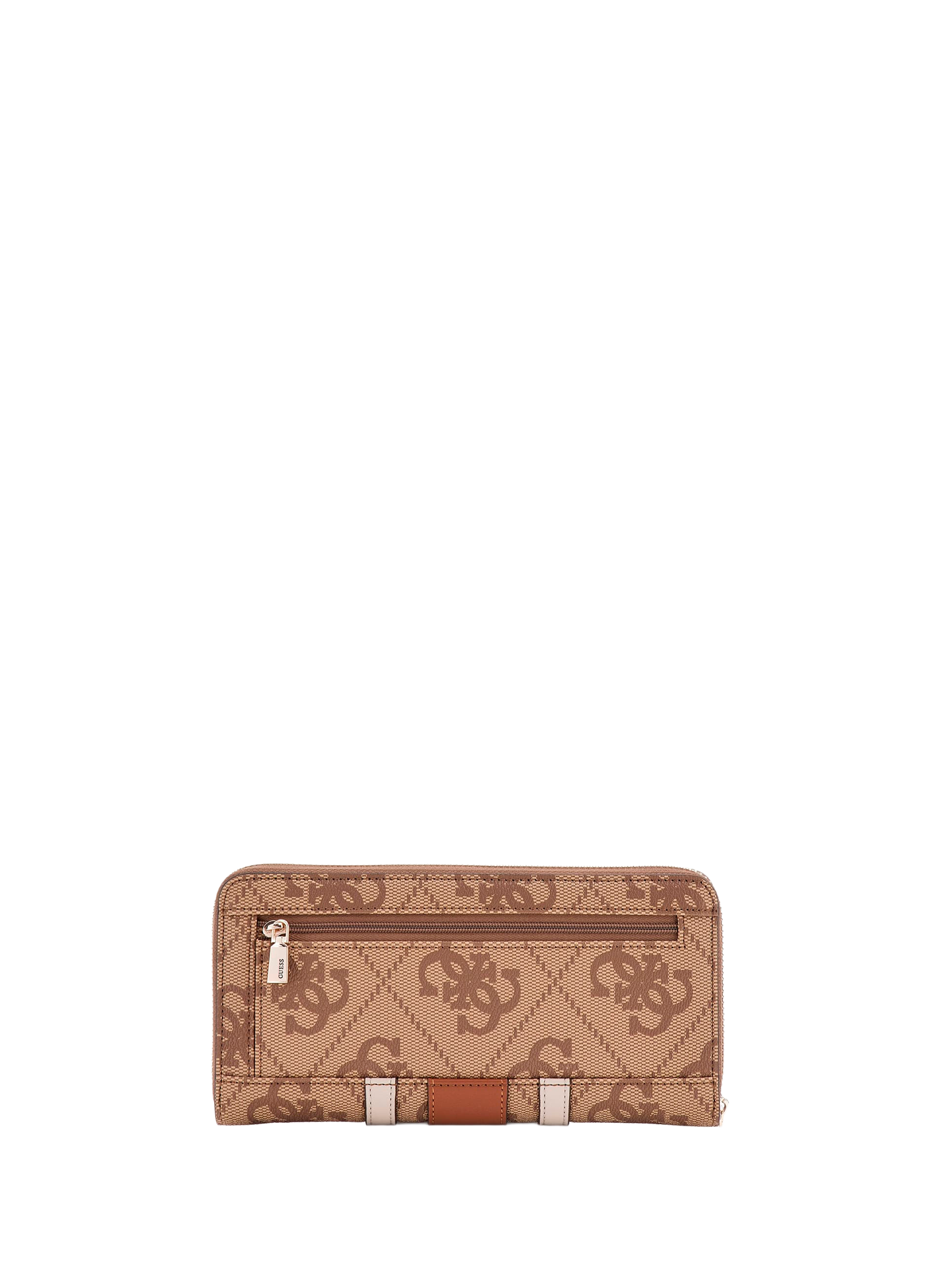 Portefeuille monogramé GUESS Marron