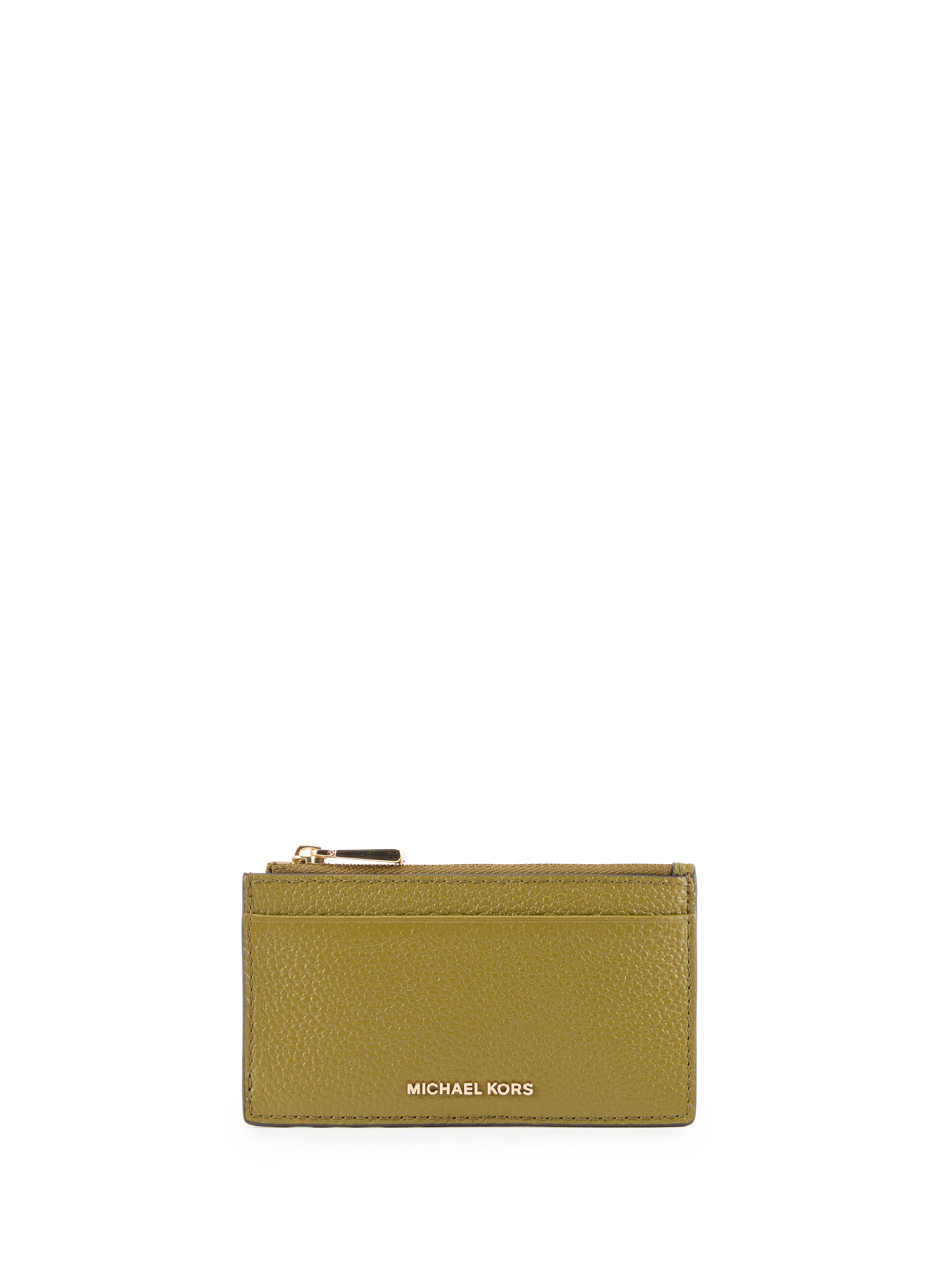 MICHAEL KORS  Leather card holder Green