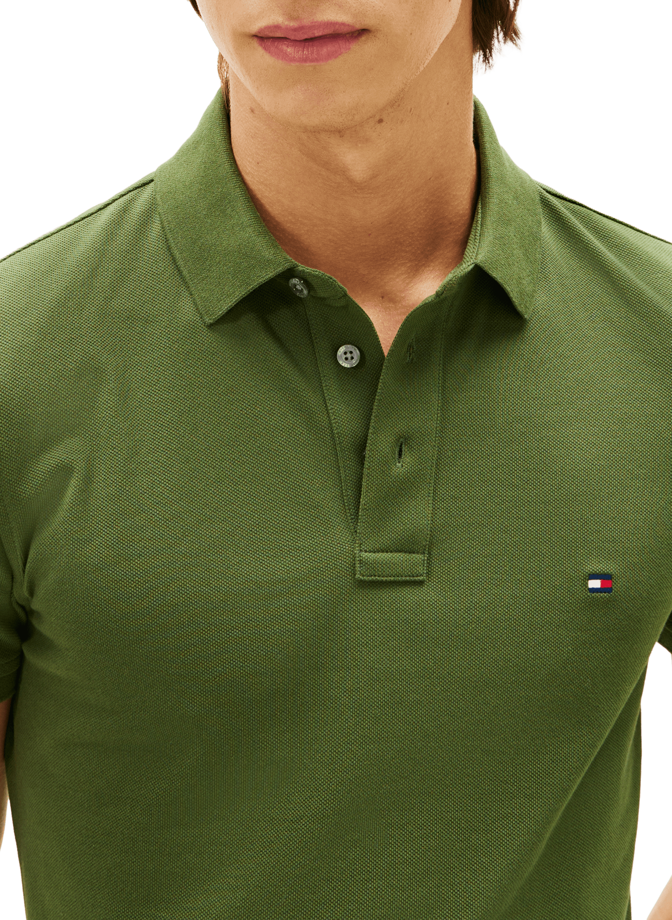 Iconic 1985 organic cotton polo shirt TOMMY HILFIGER Green