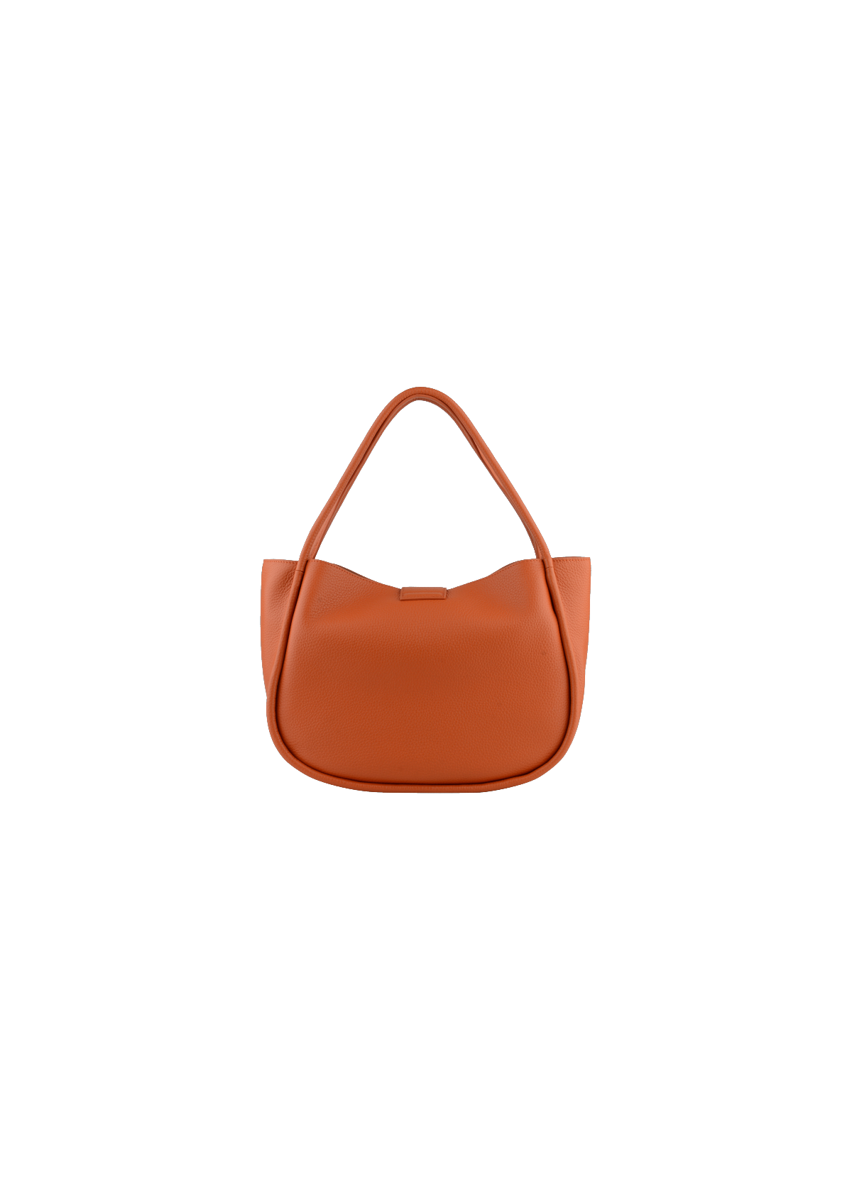 Liane | Sac besace en cuir de vachette POURCHET Orange
