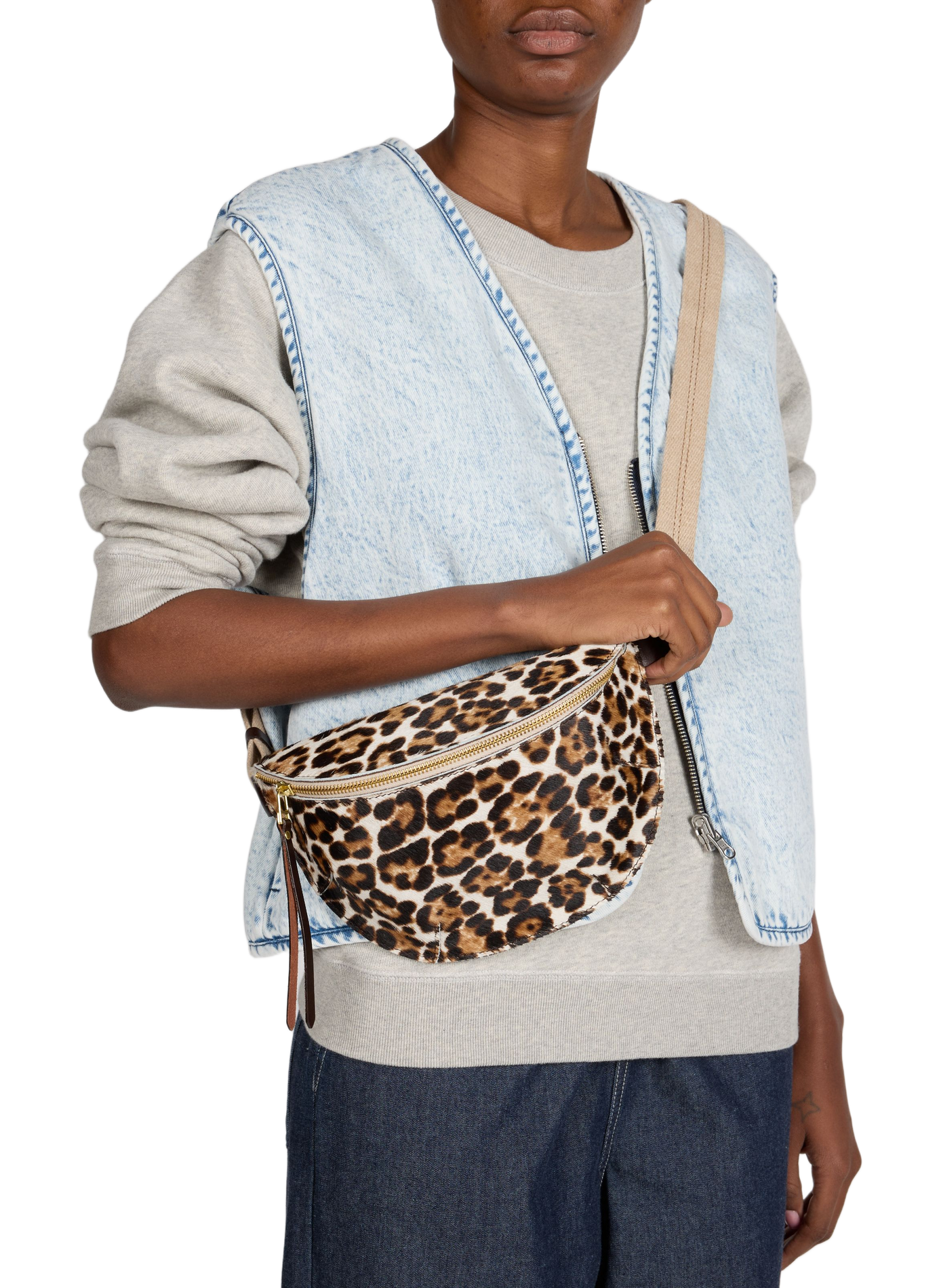 Rosie leather shoulder bag BELLEROSE Multicolour