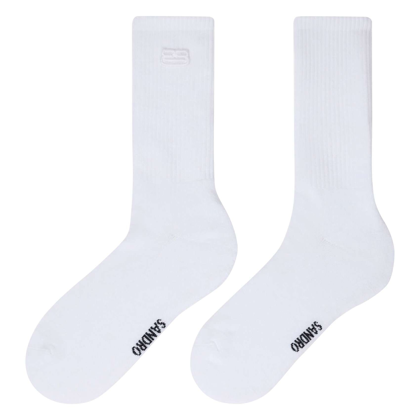 Chaussettes en coton mélangé SANDRO Blanc