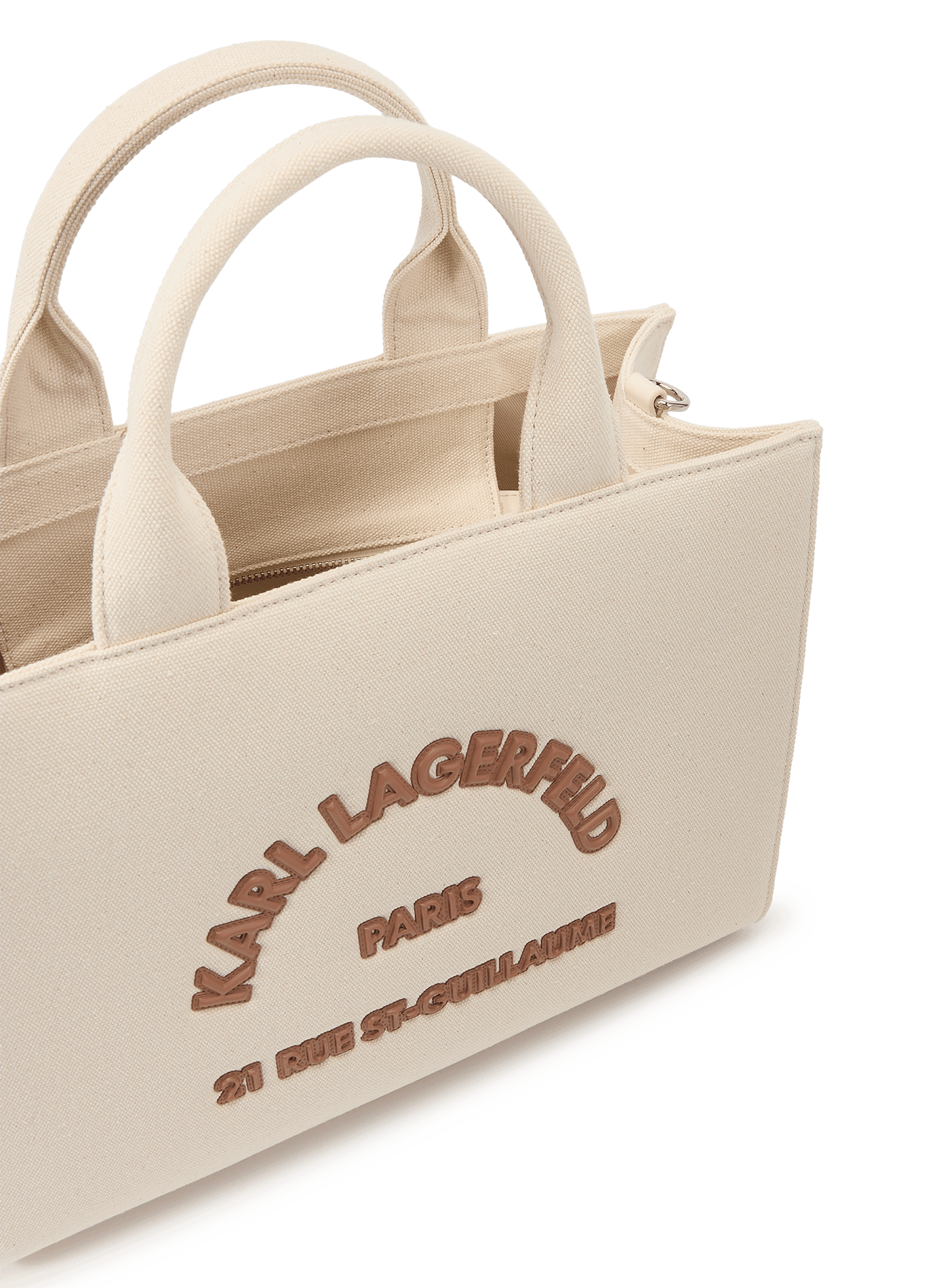 Sac cabas 21 rue St-Guillaume KARL LAGERFELD Marron