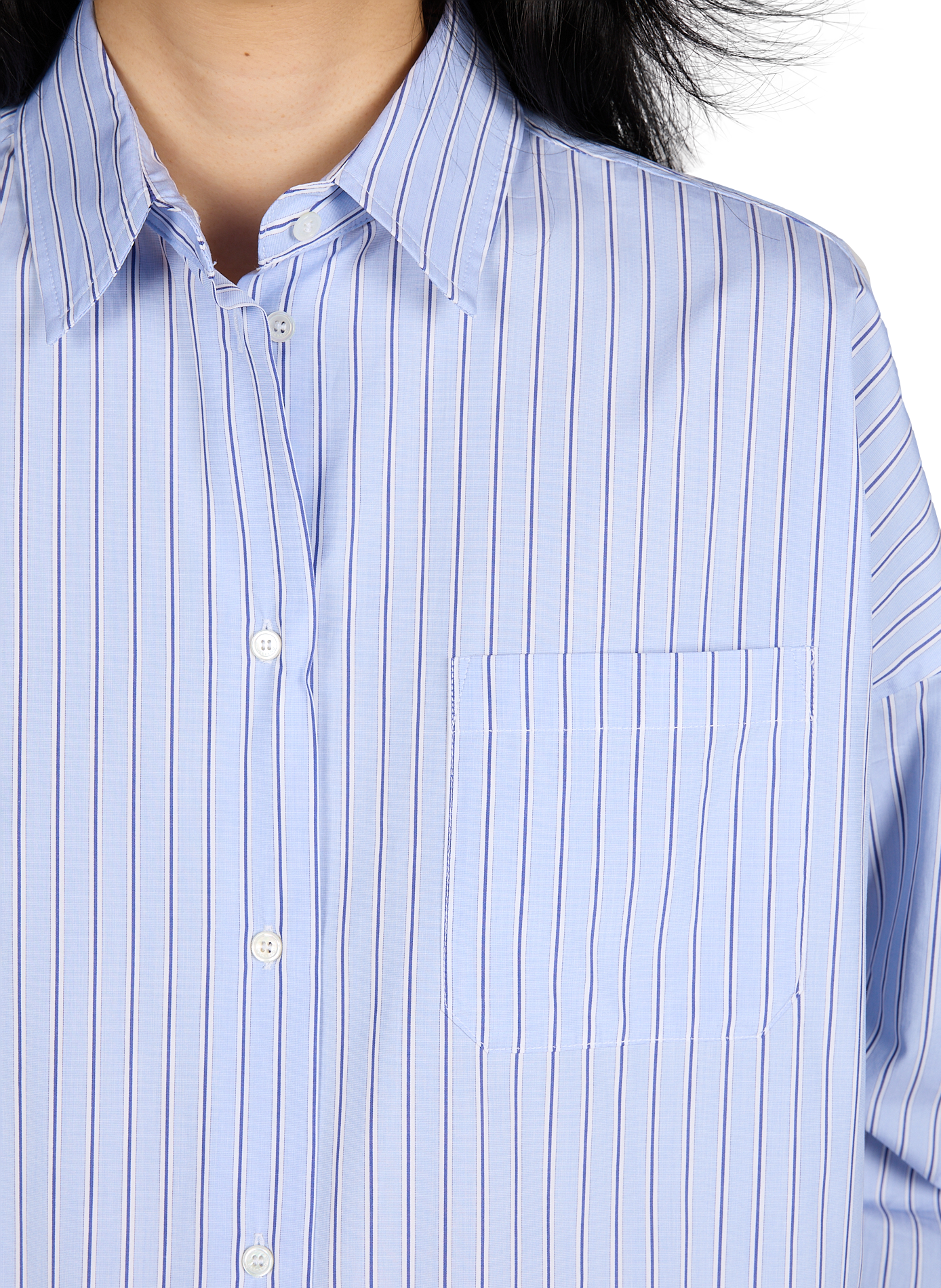 Chemise large en coton MAX MARA WEEK END Bleu