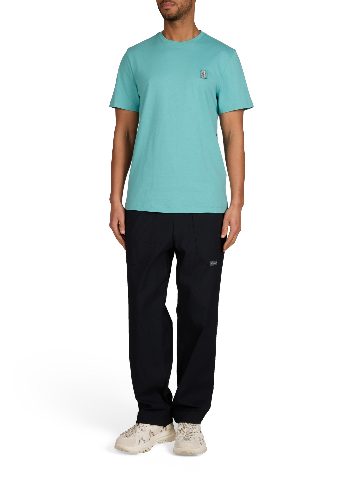 T-shirt Patch Tee in cotton PARAJUMPERS Blue