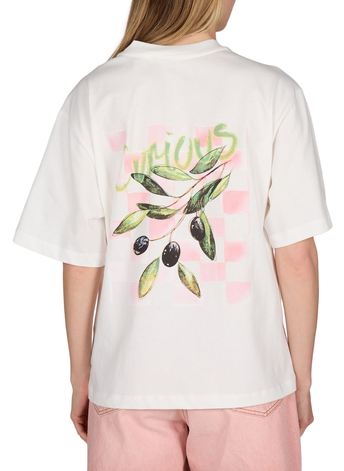 Printed cotton T-shirt OBJECT White
