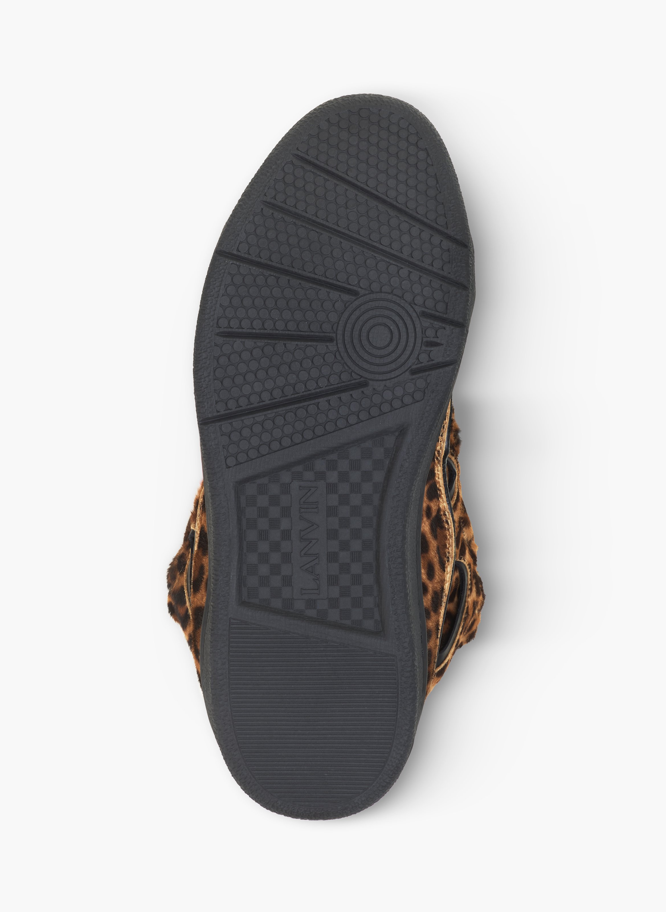 Sneakers curb en pony LANVIN Beige