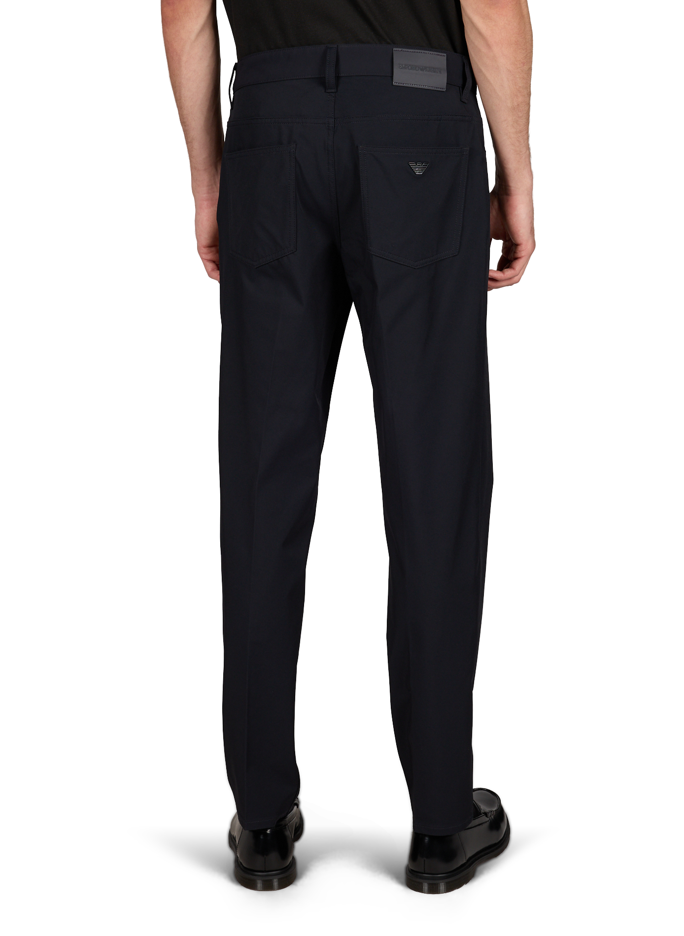 Chino-Hose einfarbig EMPORIO ARMANI Blau