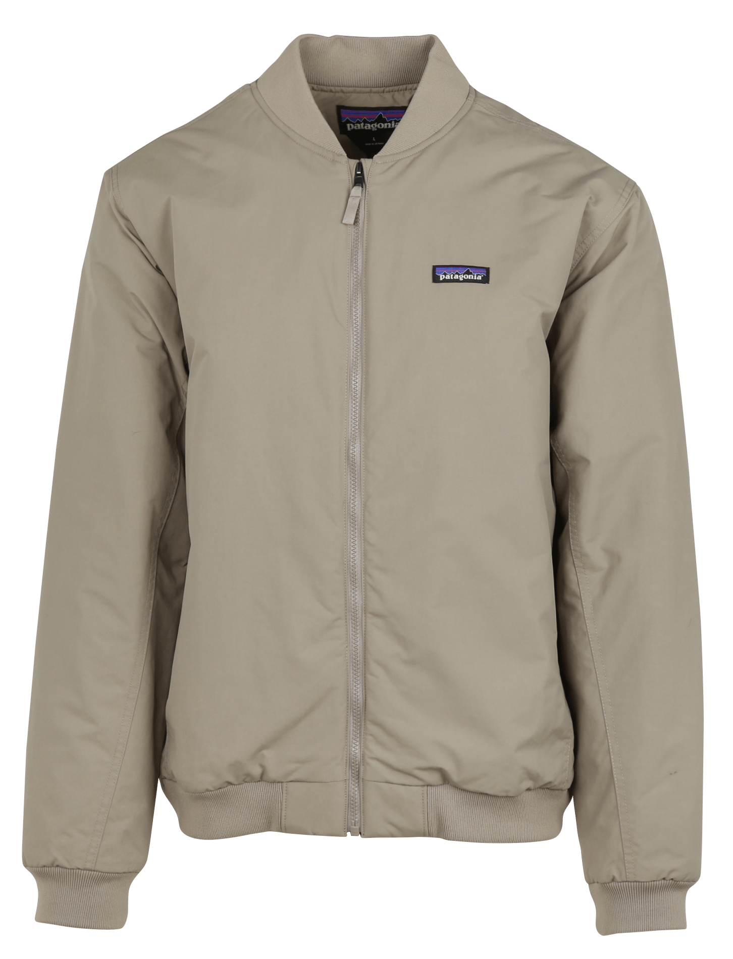 Veste zippée large unie Kaki
