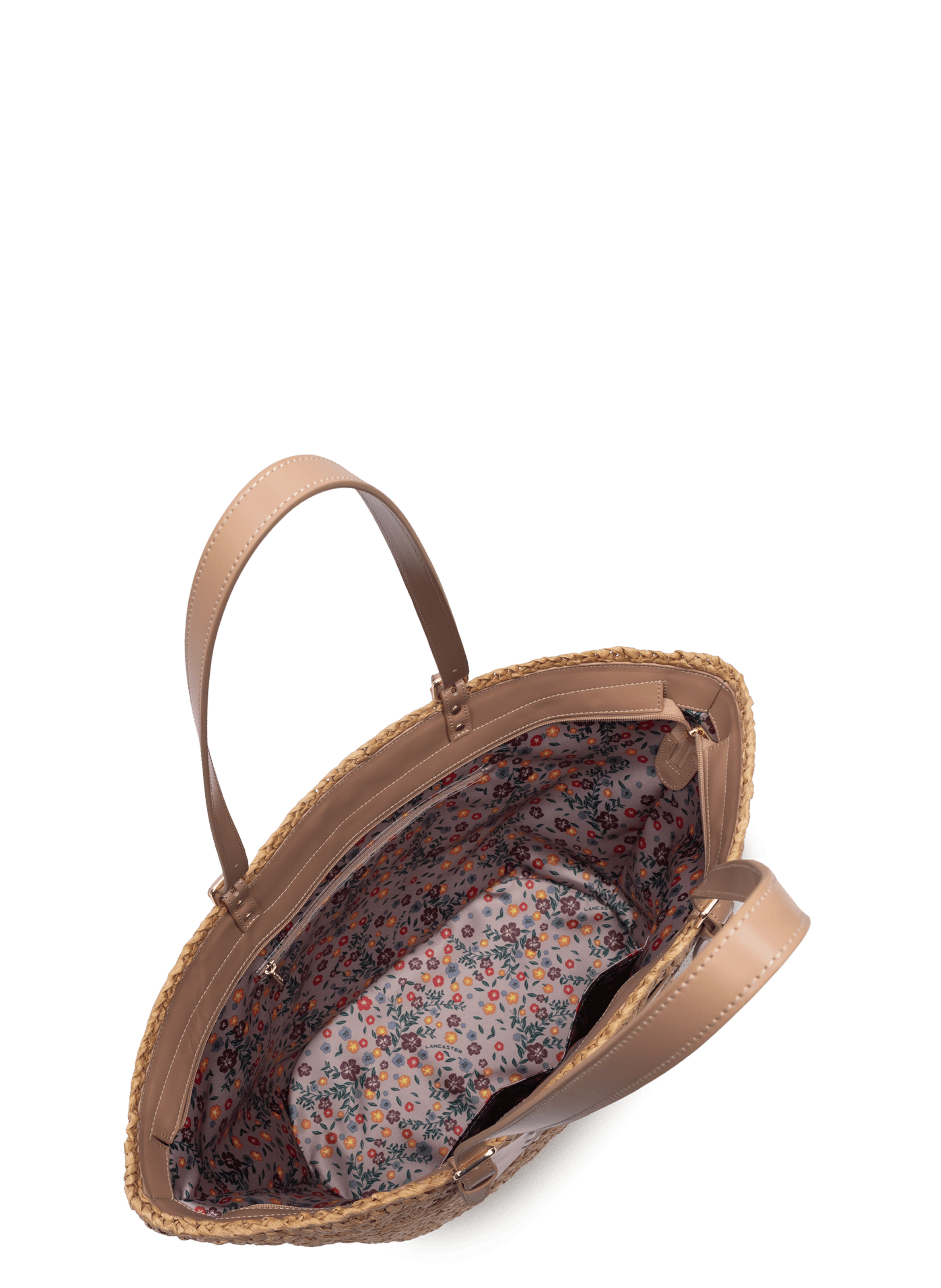 Grand sac cabas épaule - le panier LANCASTER Beige