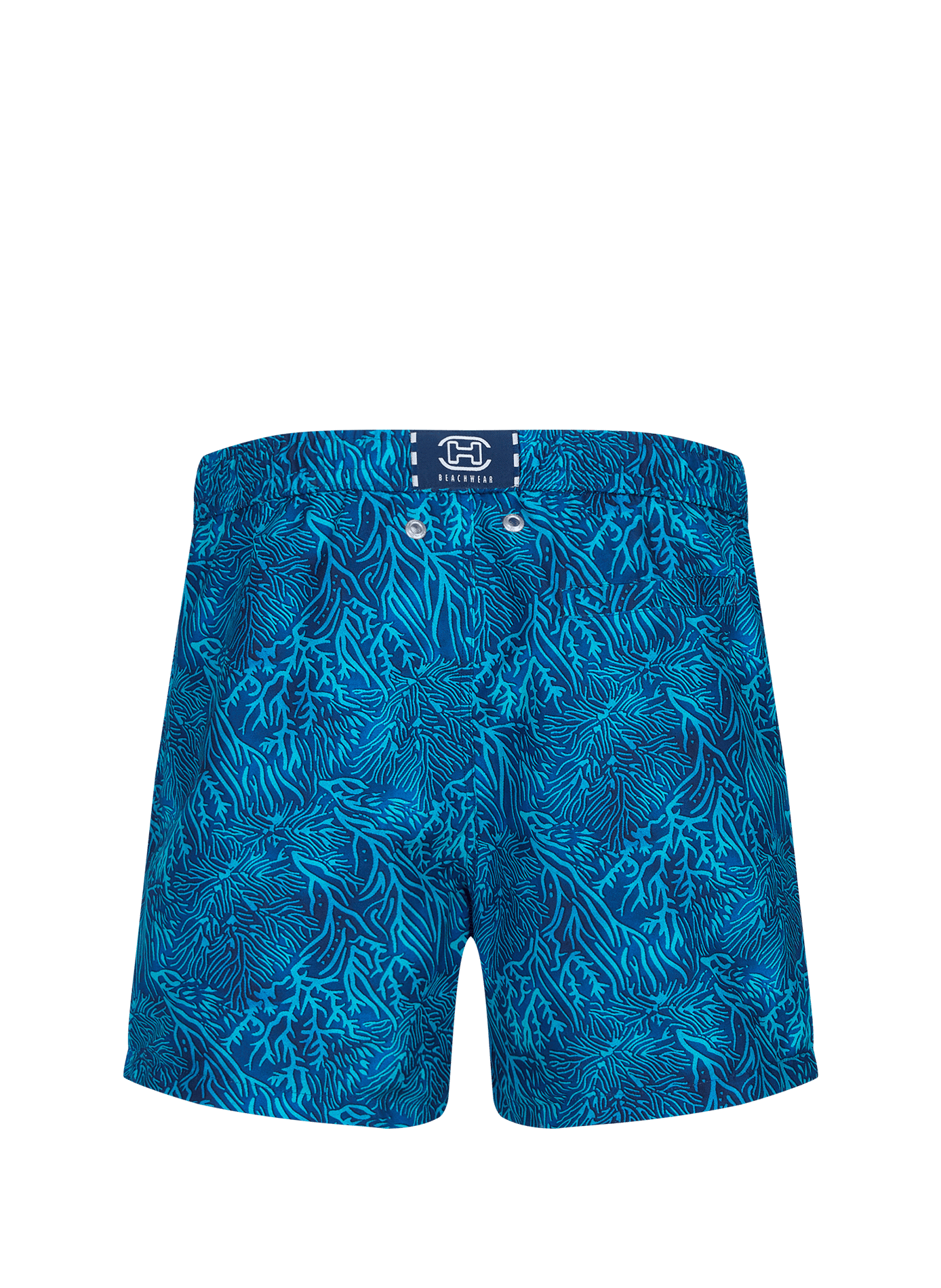 Bedrukte zwemshort HOM Blauw