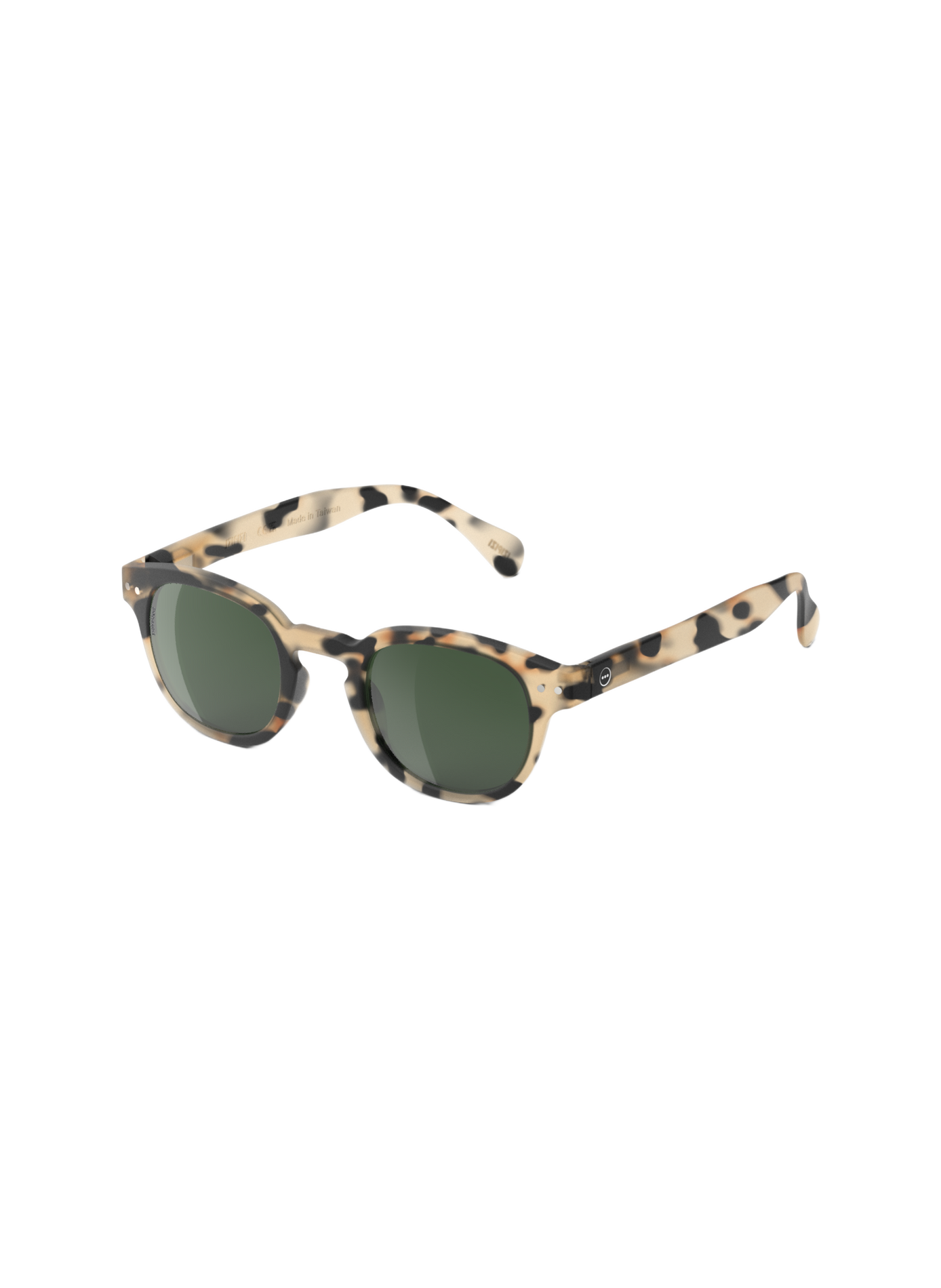 Round tie-dye sunglasses IZIPIZI Brown