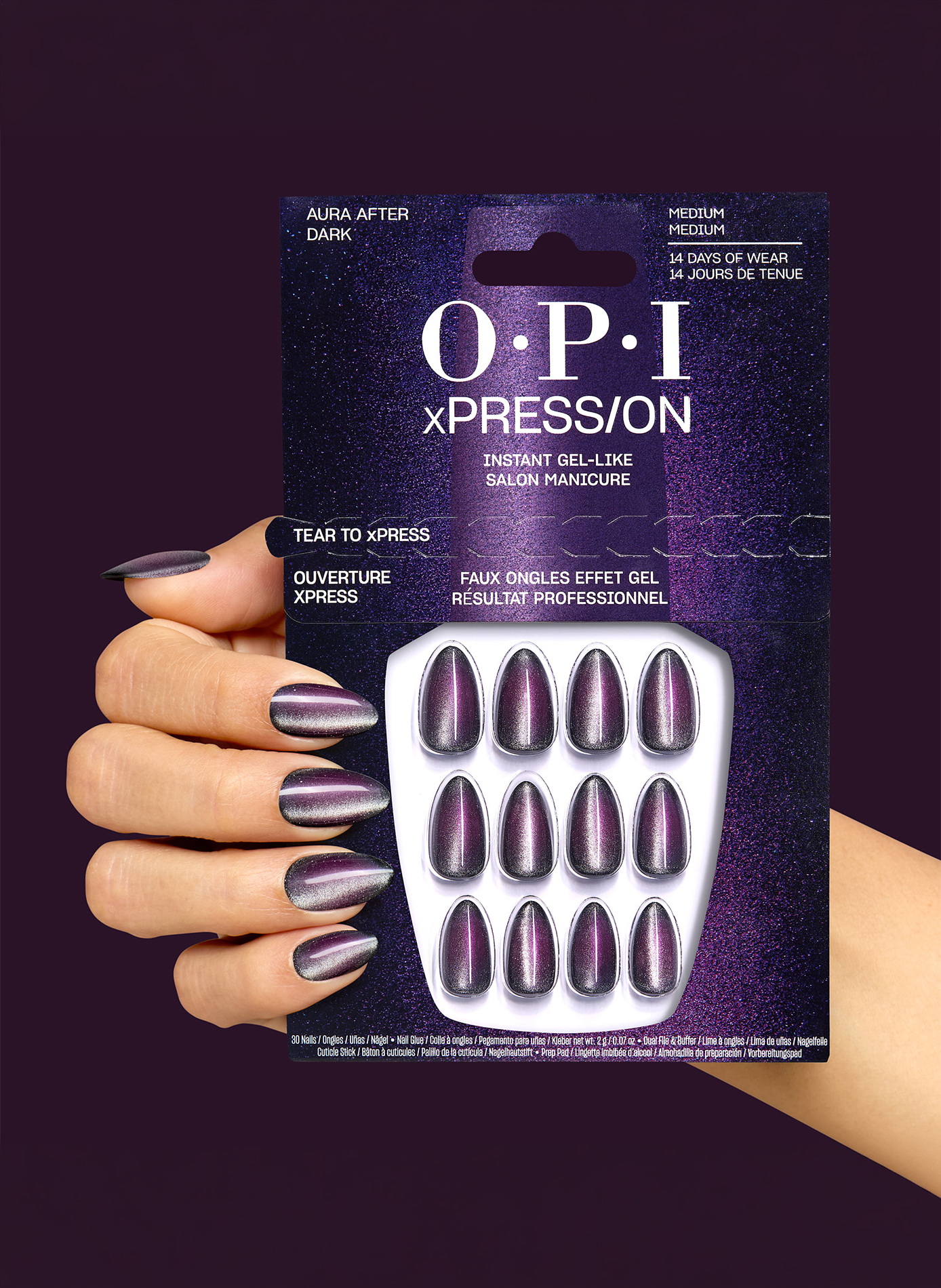 Aura After Dark - xPress/On
Aura Después del Anochecer - xPress/On OPI Violet foncé