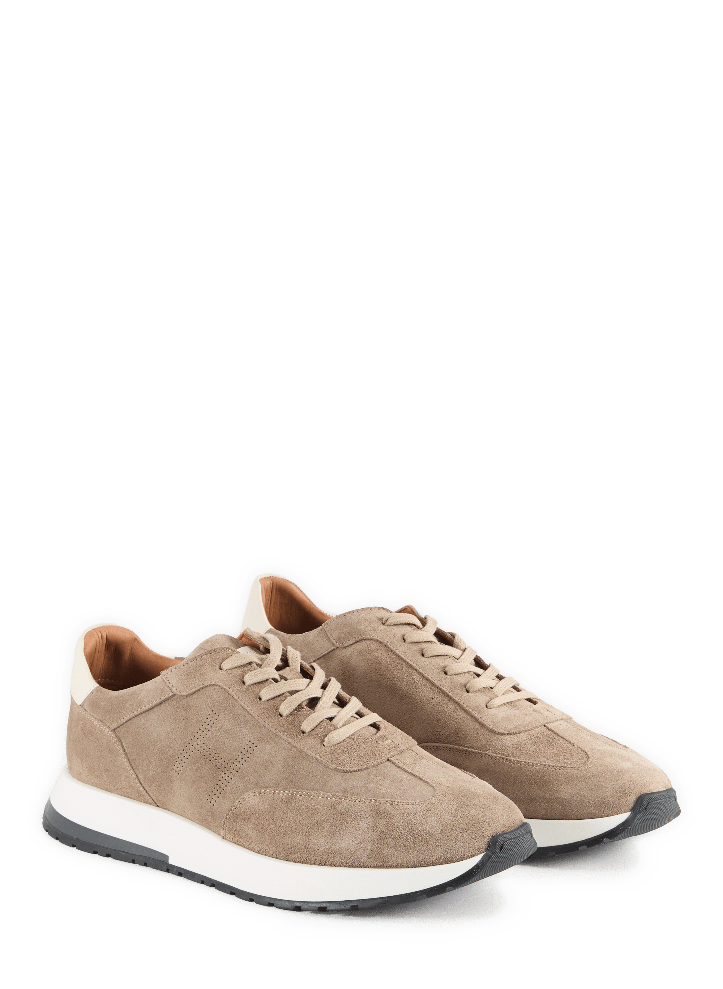 Rapid Chad low-top sneakers in nubuck leather HACKETT Beige