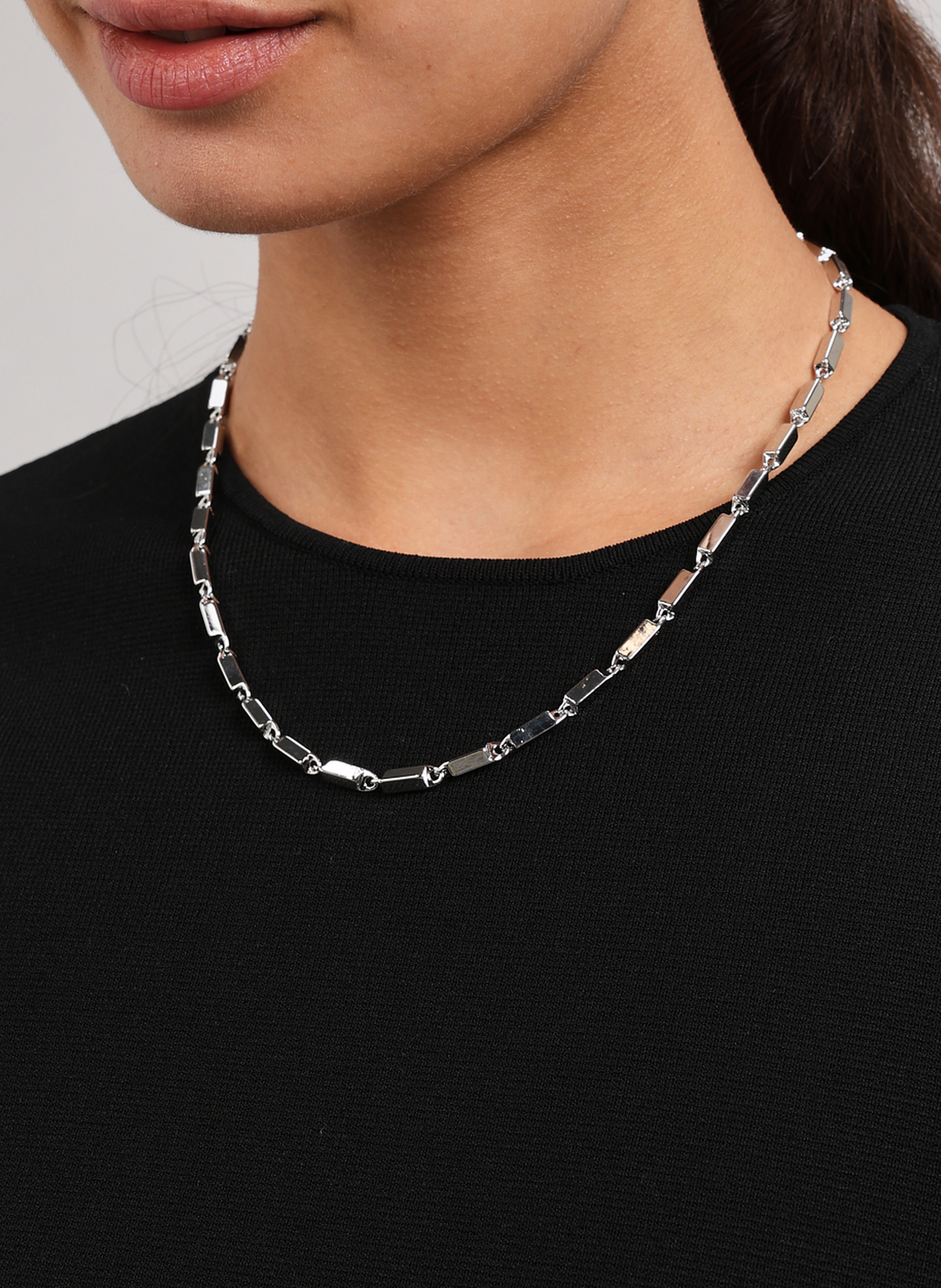 Chain necklace AU PRINTEMPS PARIS Silver