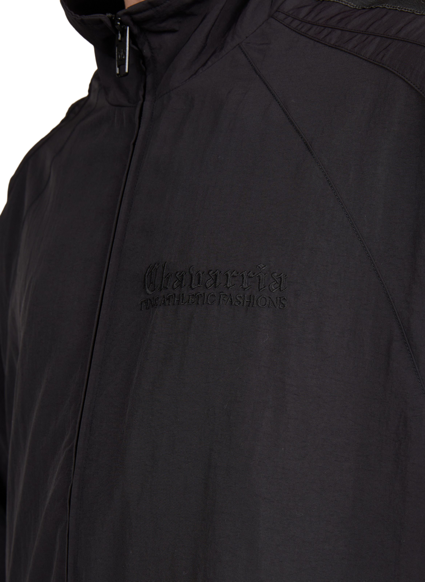 Oversized high-neck jacket WILLY CHAVARRIA Black