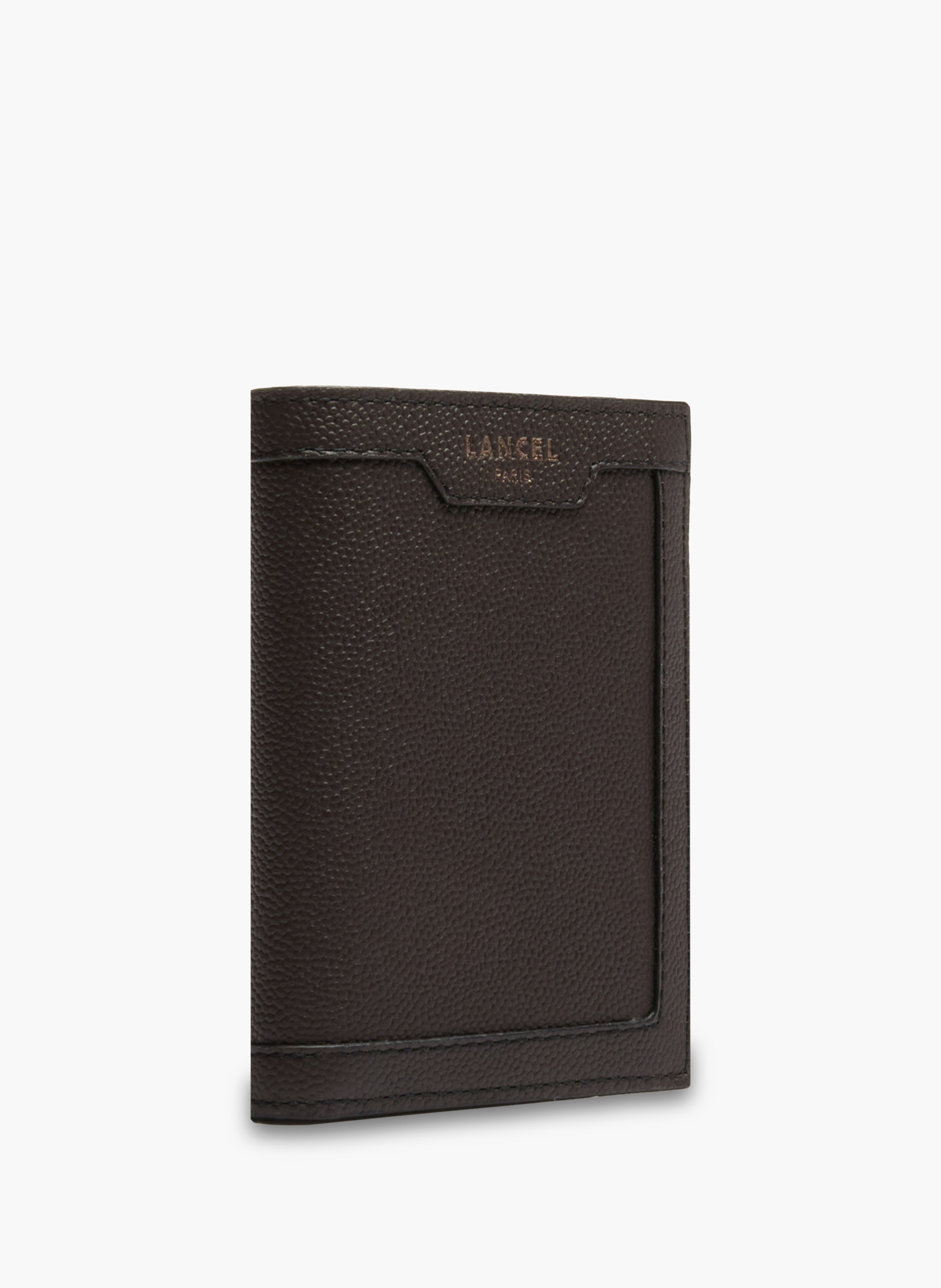 Portefeuille européen 9 fentes charlie de lancel en cuir LANCEL Gris