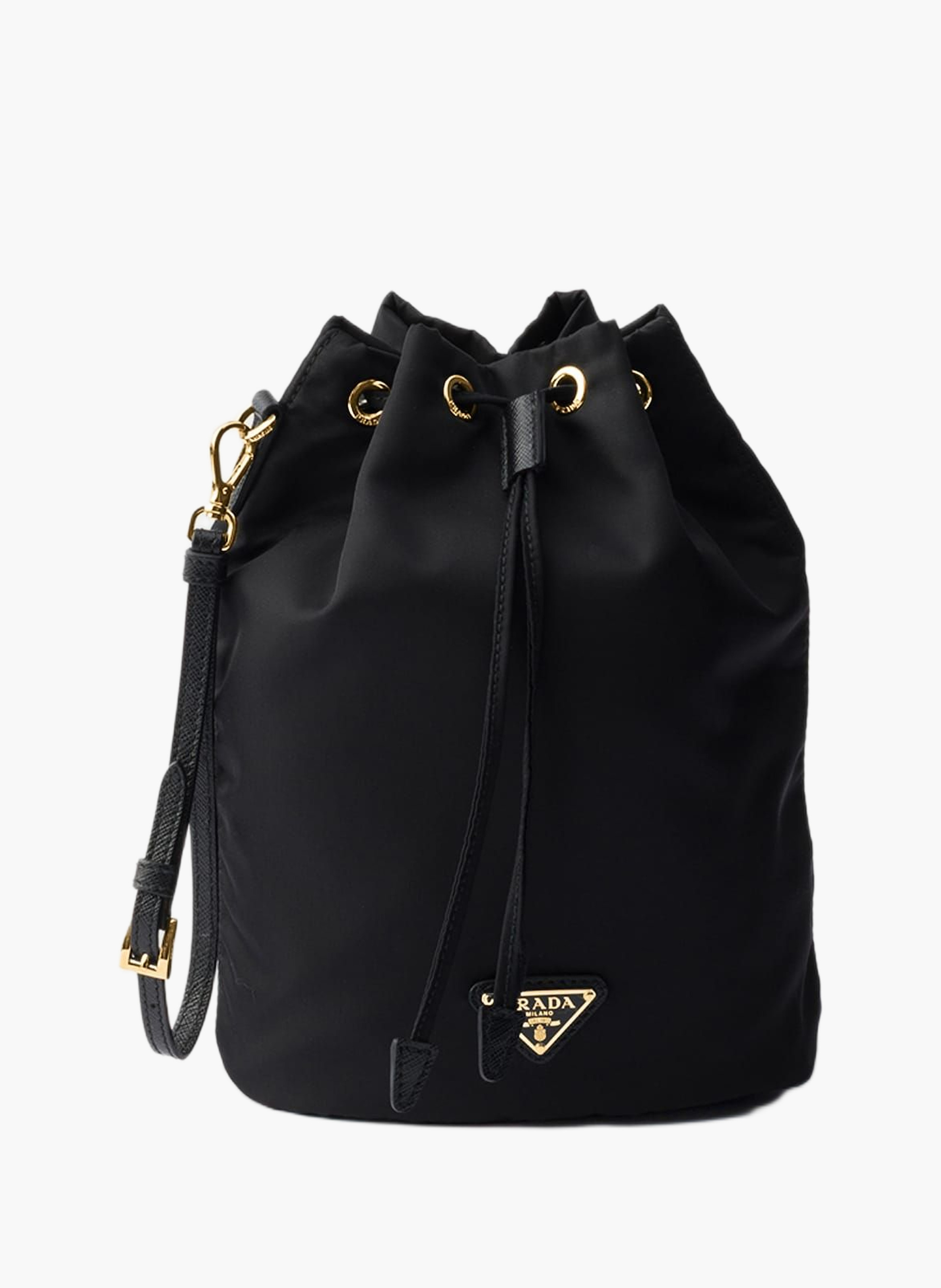 Pochette en re-nylon PRADA Noir