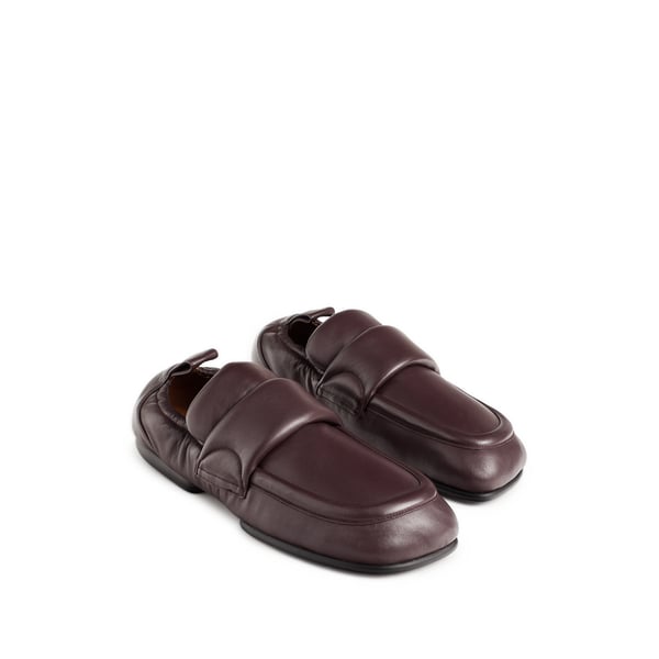 Mocassins matelassés en cuir