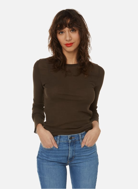 T-shirt en coton Marron by SAISON 1865 SAISON 1865 T-shirt en coton Marron