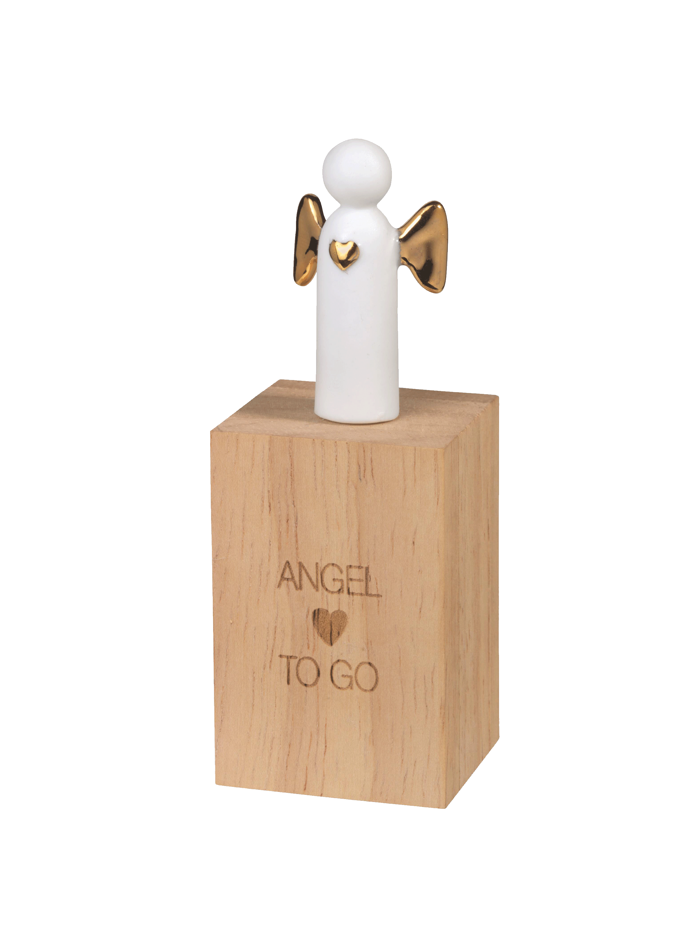 RADER Ange en porcelaine Blanc