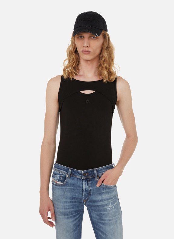 MISBHV Tank top with cutout Black
