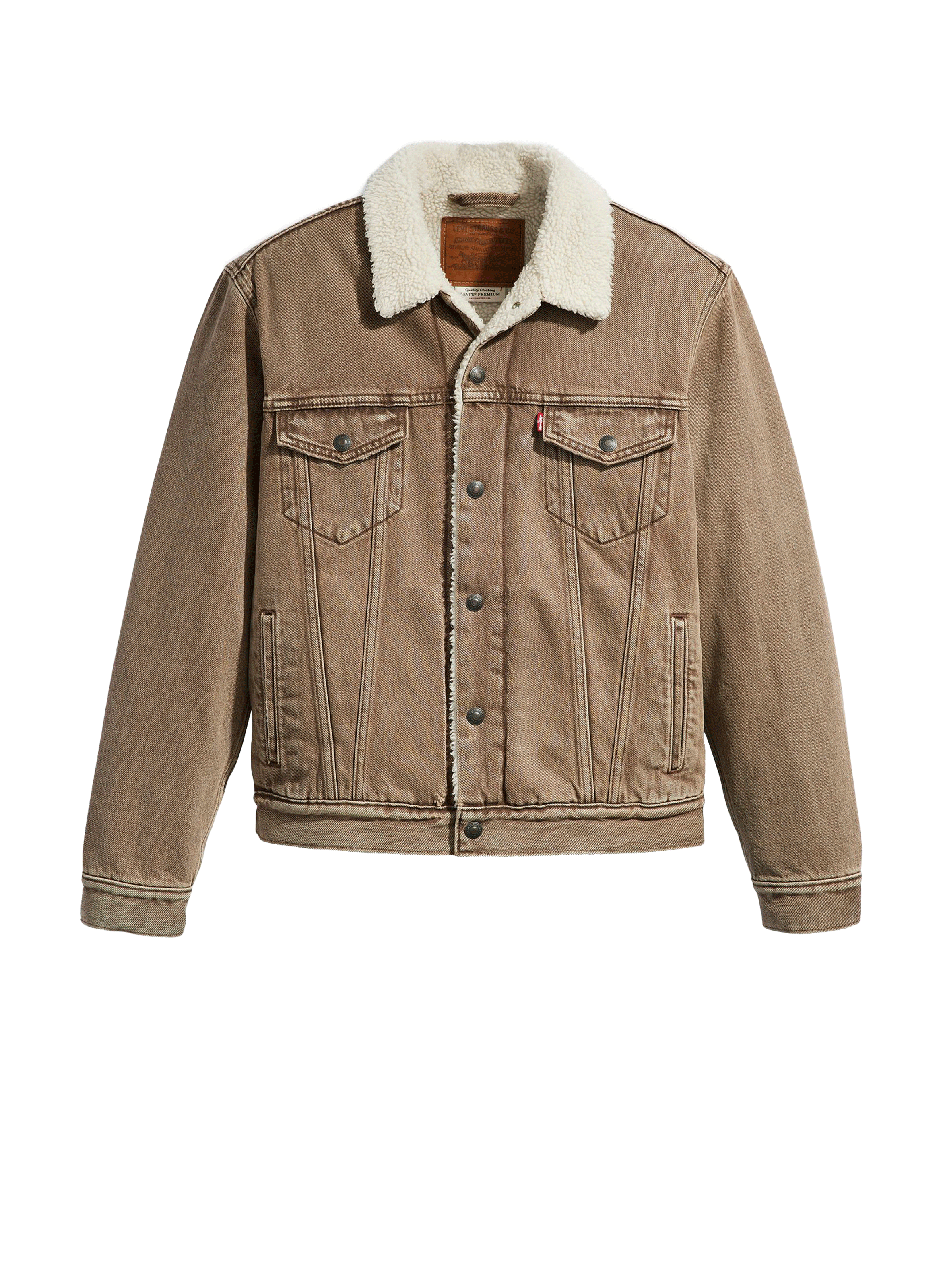 Gefütterte Jeansjacke LEVI'S Beige