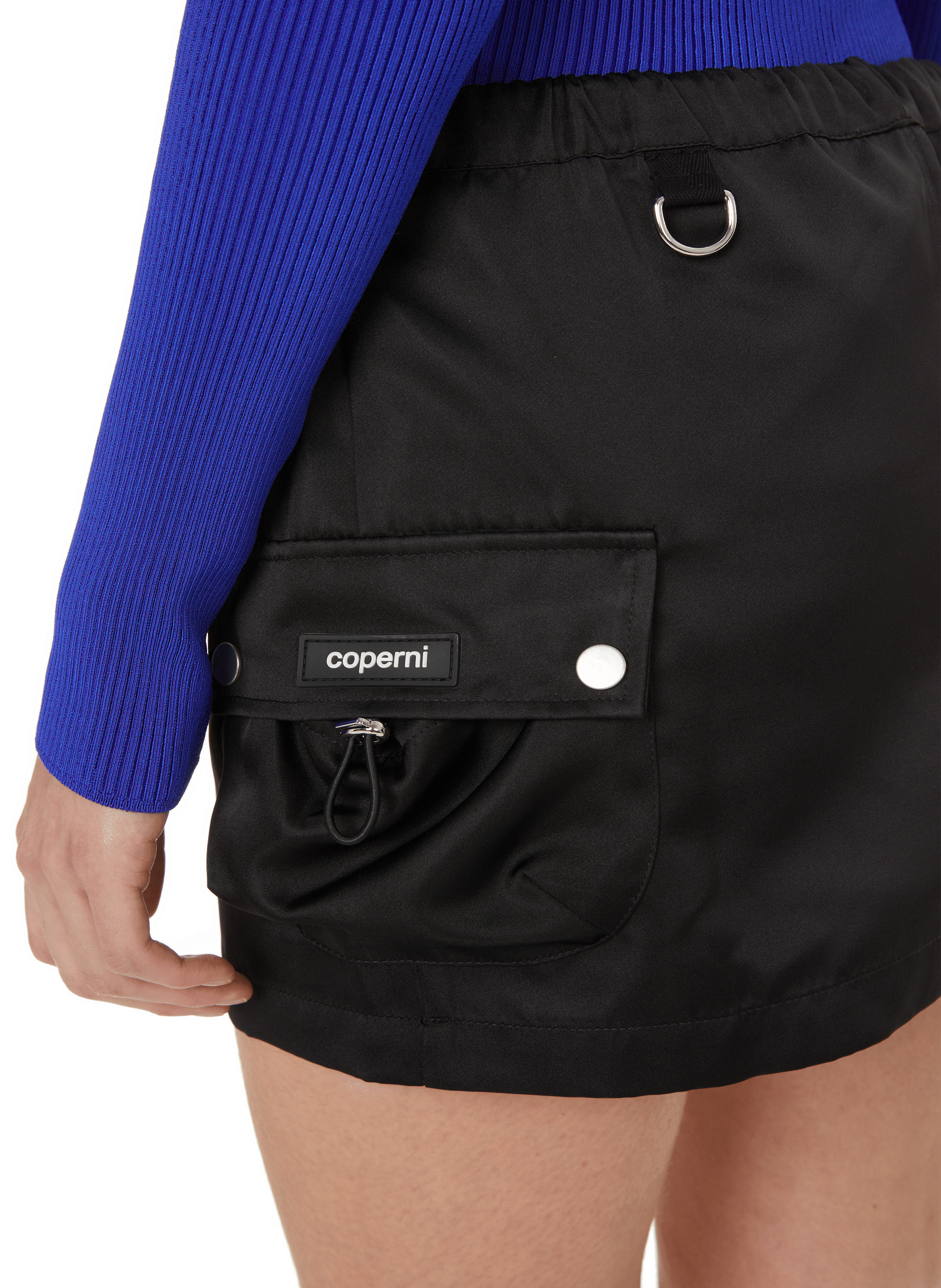 Cargo-style mini skirt  COPERNI Black
