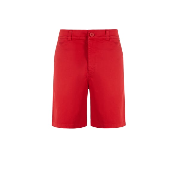 Saison 1865 Short En Coton In Rouge