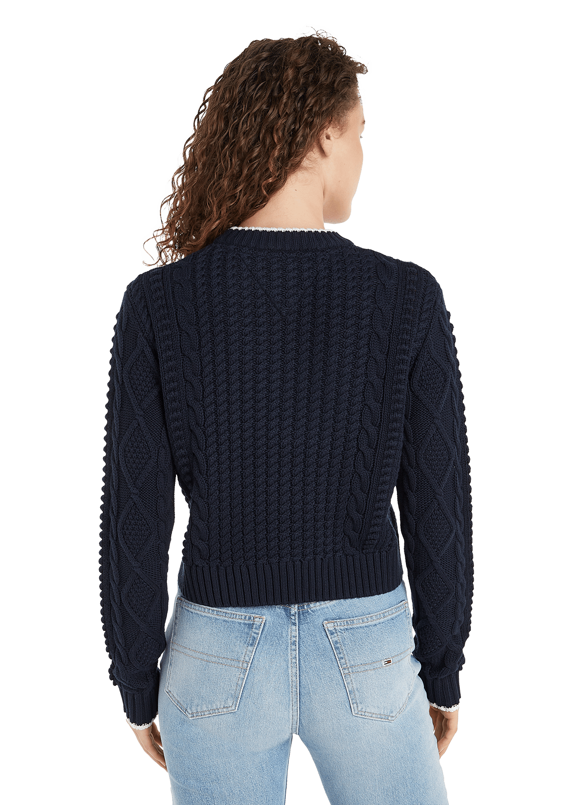 Pull en maille  TOMMY HILFIGER Bleu
