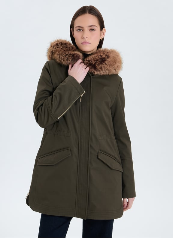 Parka nocturne - piriaf Kaki by ZAPA ZAPA Parka nocturne - piriaf Kaki