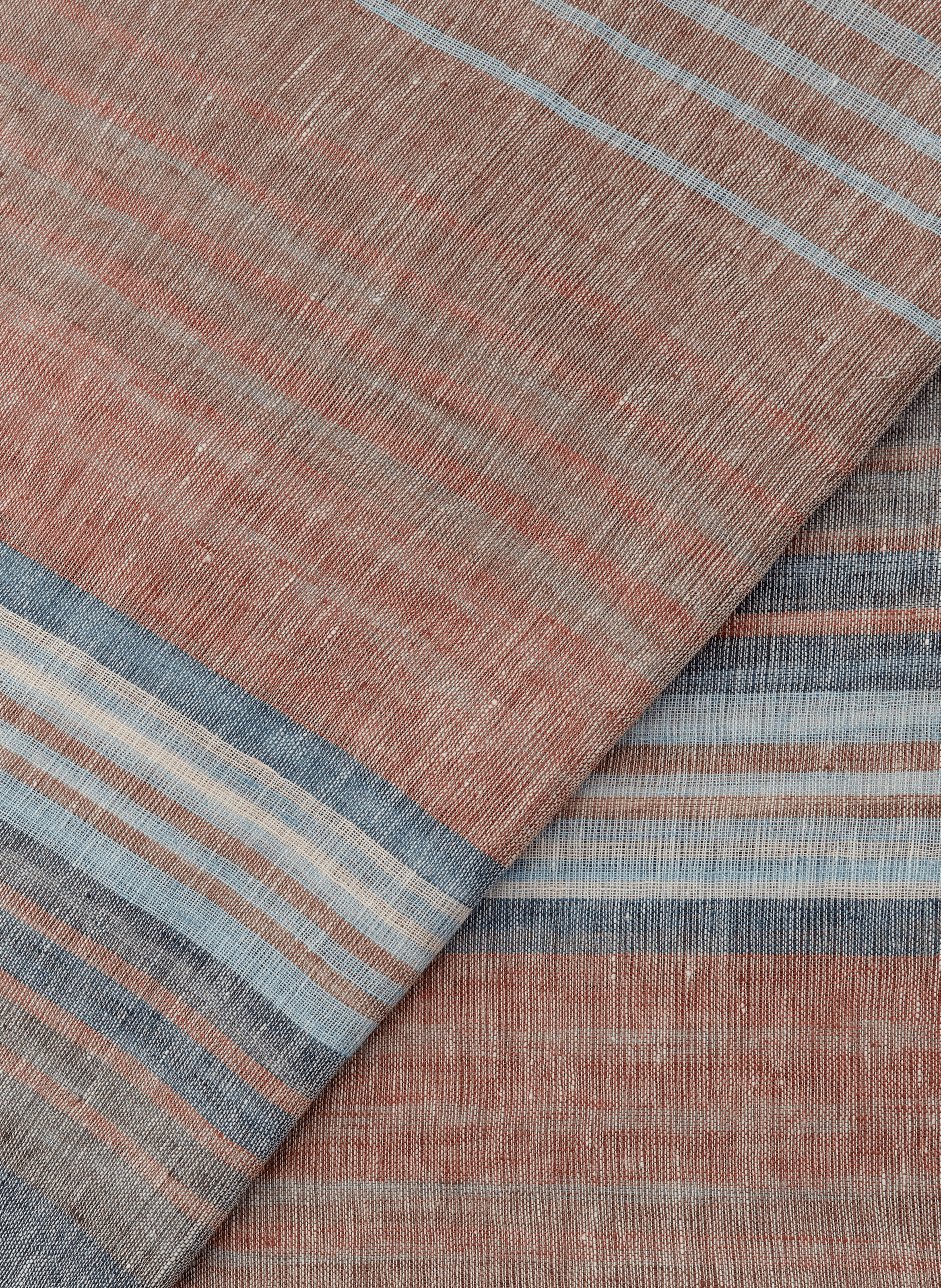 Foulard rayé en lin SAISON 1865 Multicolore