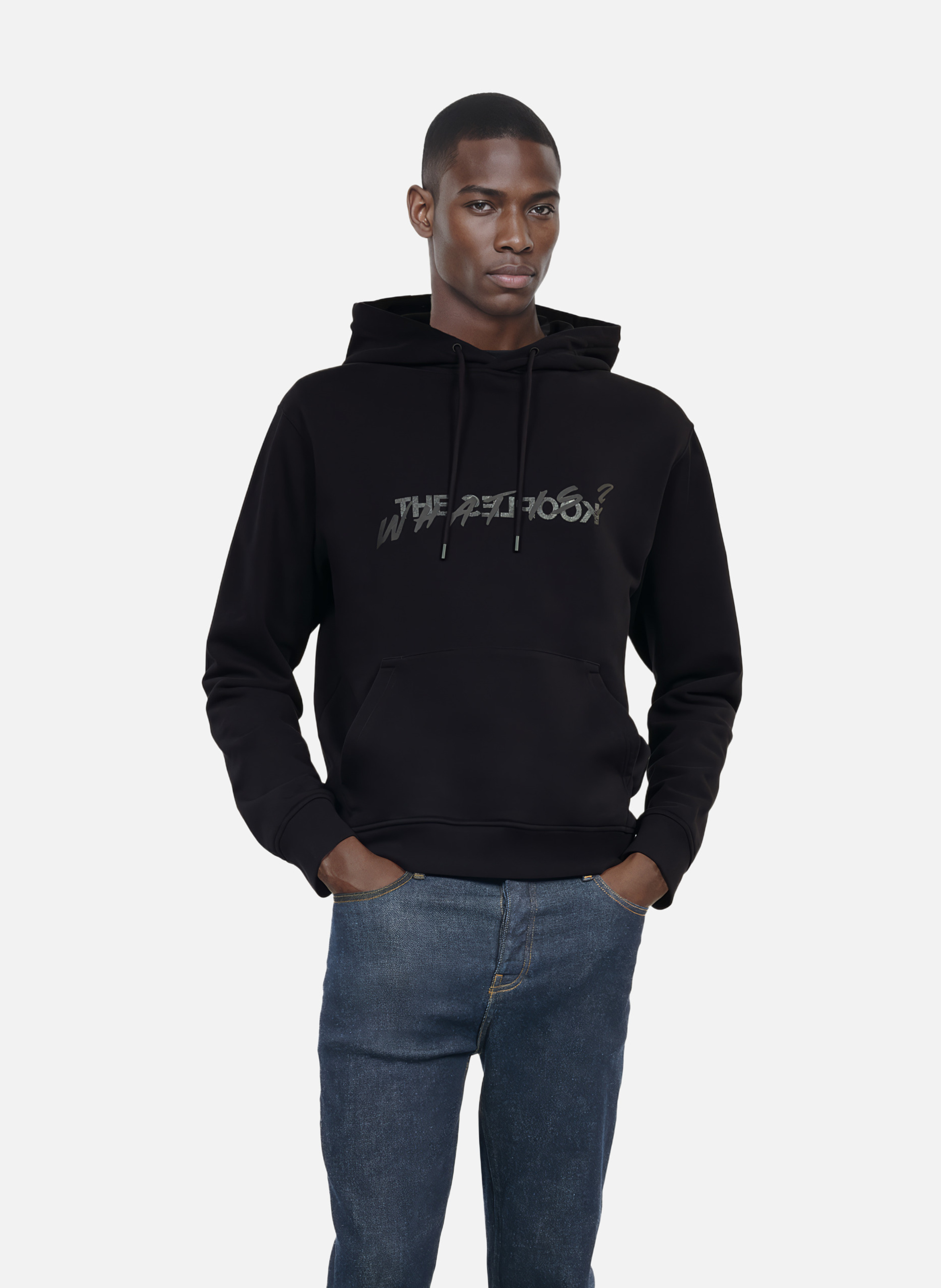 Sweatshirt à capuche en coton what is THE KOOPLES Noir