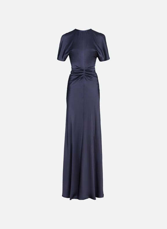 Long crepe dress Blue by VICTORIA BECKHAM VICTORIA BECKHAM Long crepe dress Blue