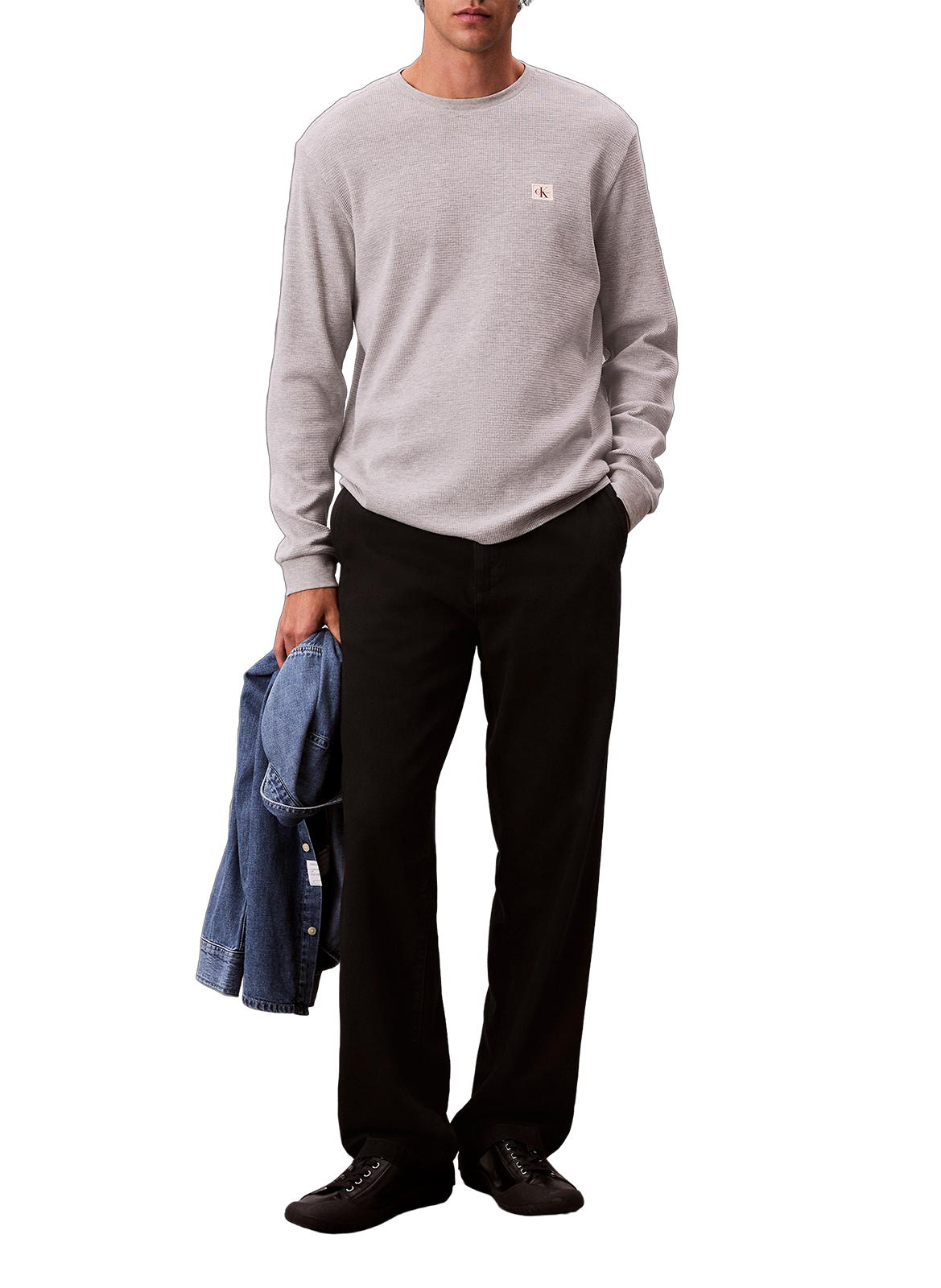 Logo jumper CALVIN KLEIN Grey