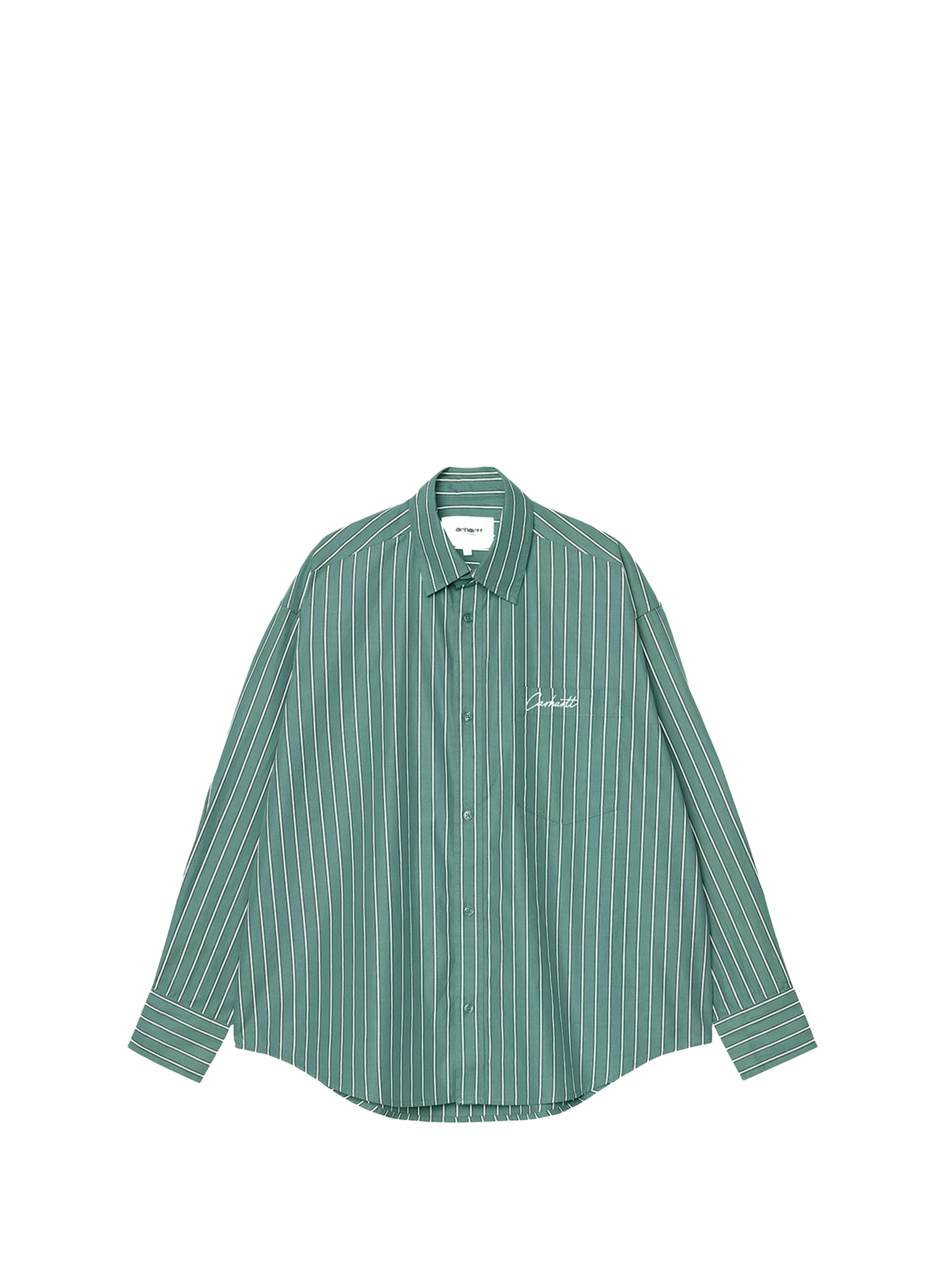 Striped shirt L/S Grimsby CARHARTT WIP Green