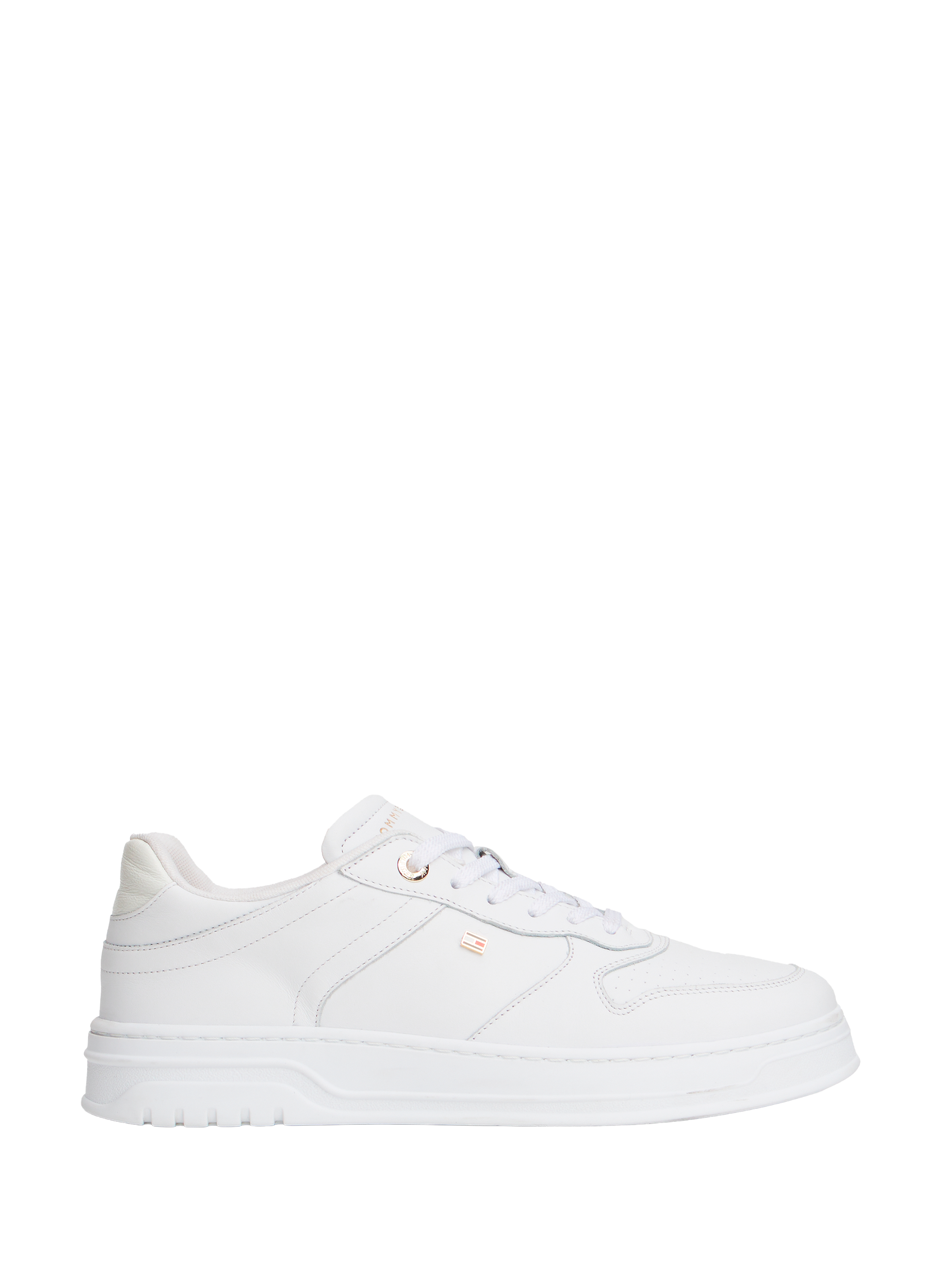 TOMMY HILFIGER Leather sneakers White