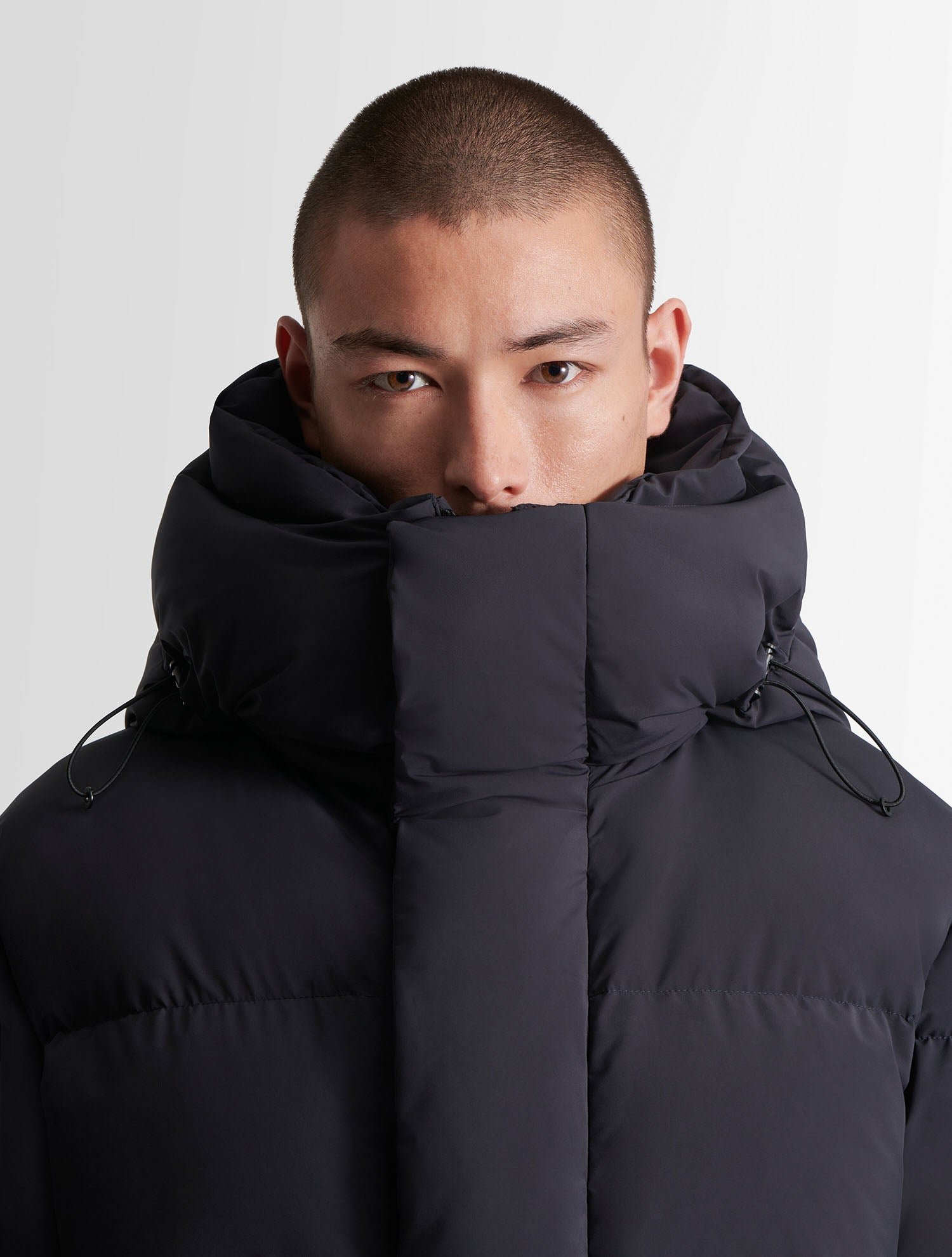 Blouson atila col montant coupe oversize FUSALP Bleu