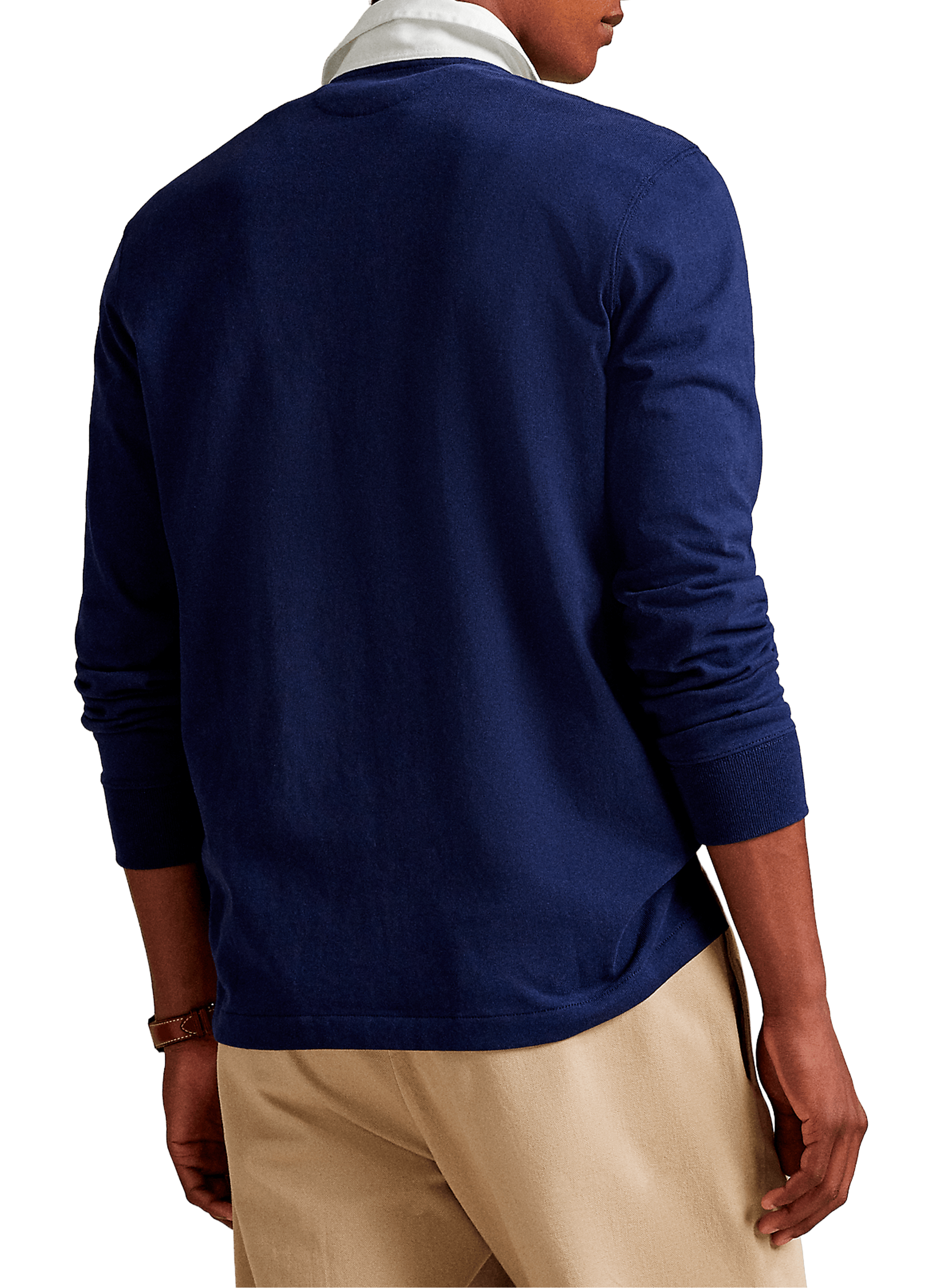 Polo manches longues en coton POLO RALPH LAUREN Bleu