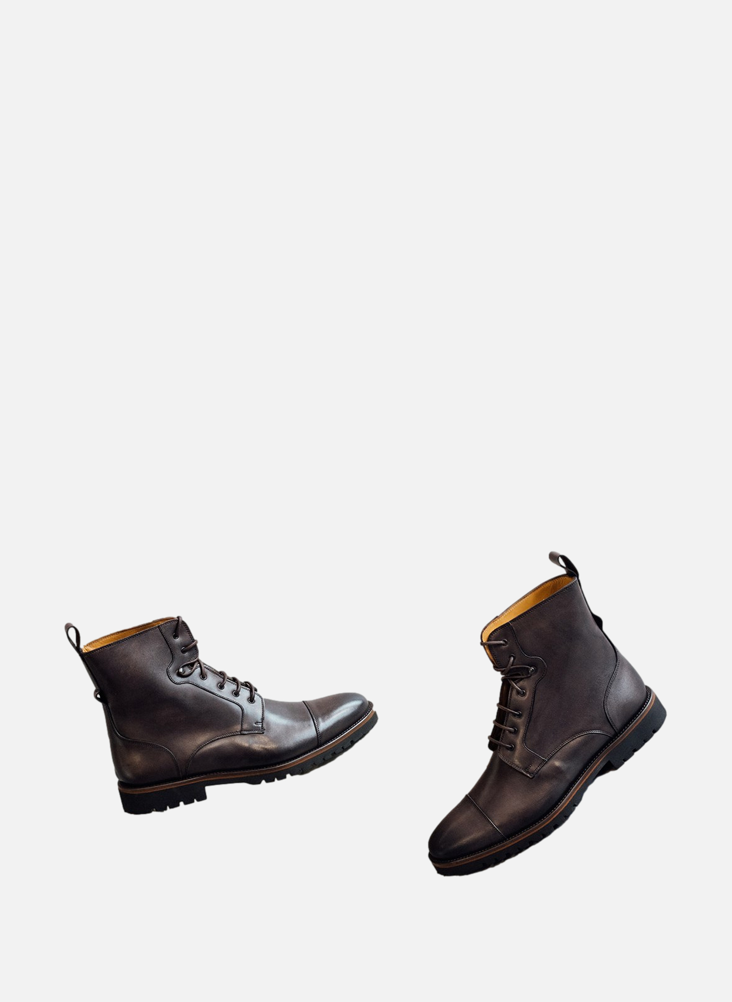 Bottines patiné powell FINSBURY Gris