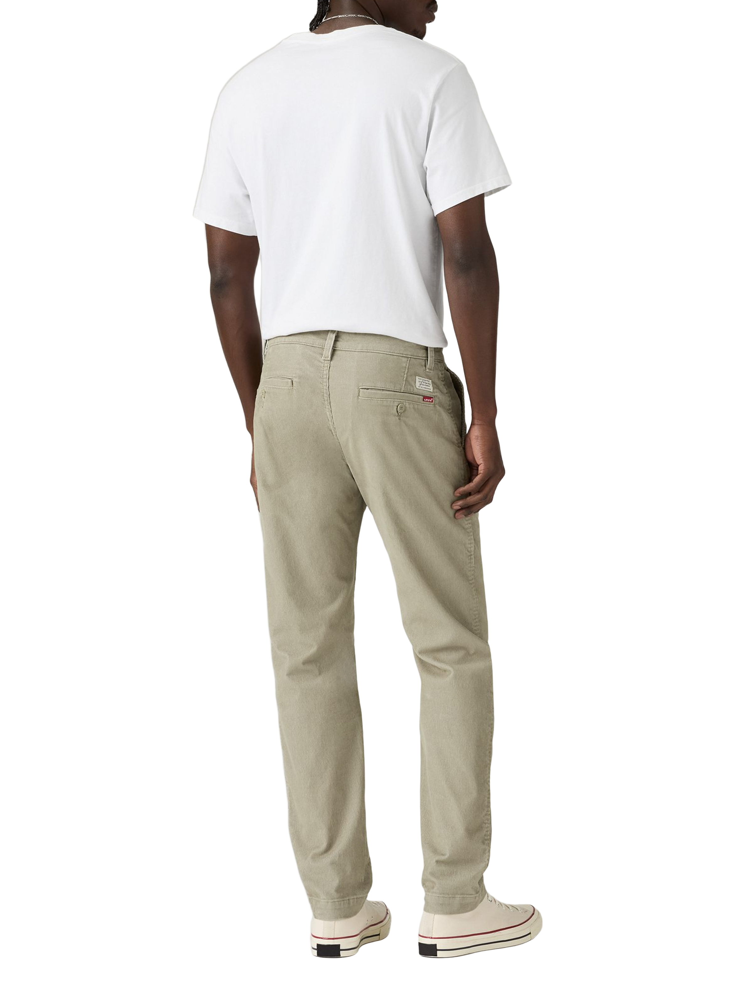 Ribbed trousers LEVI'S Beige