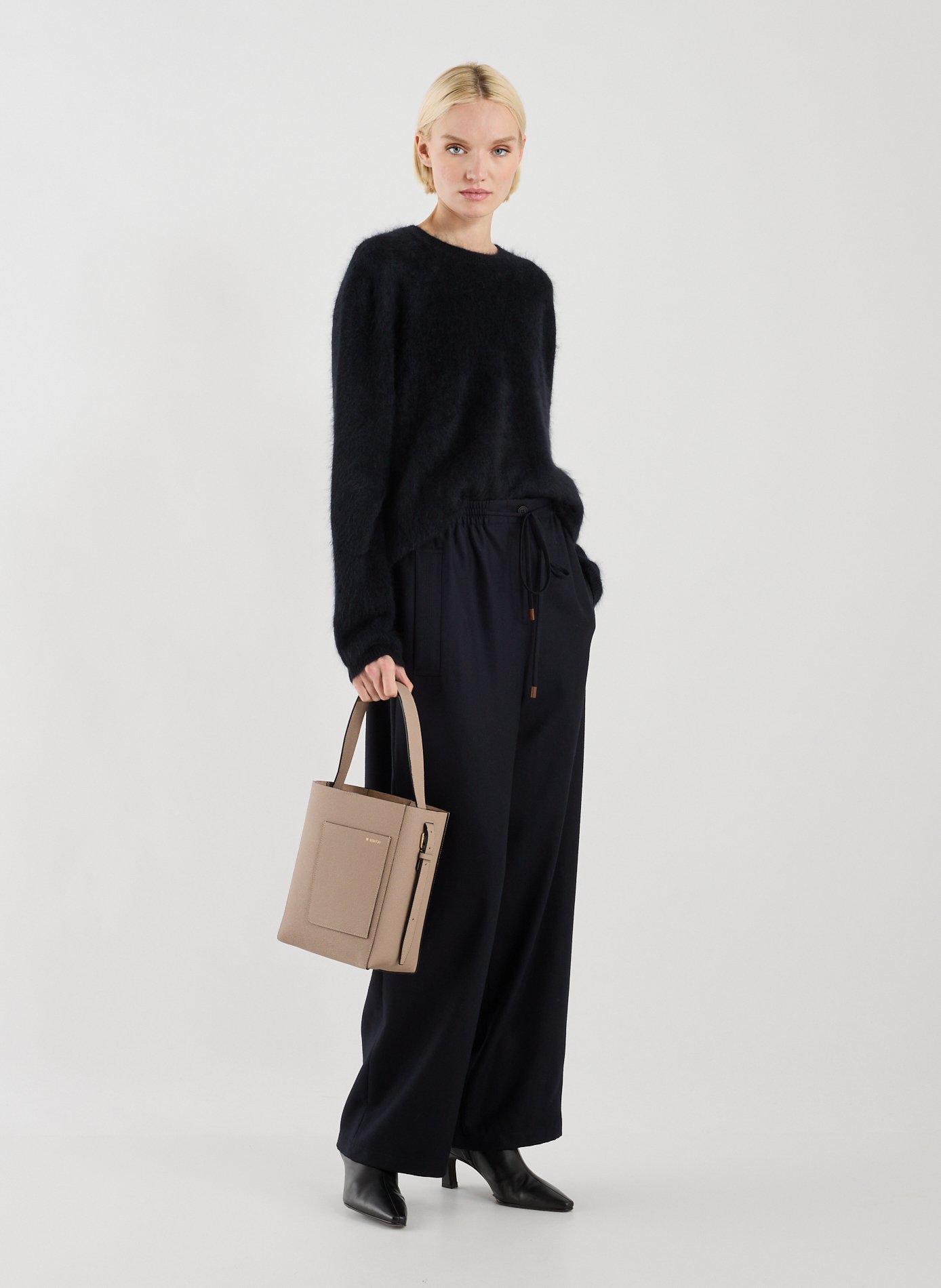 Soft Bucket Mini Bag VALEXTRA Brown