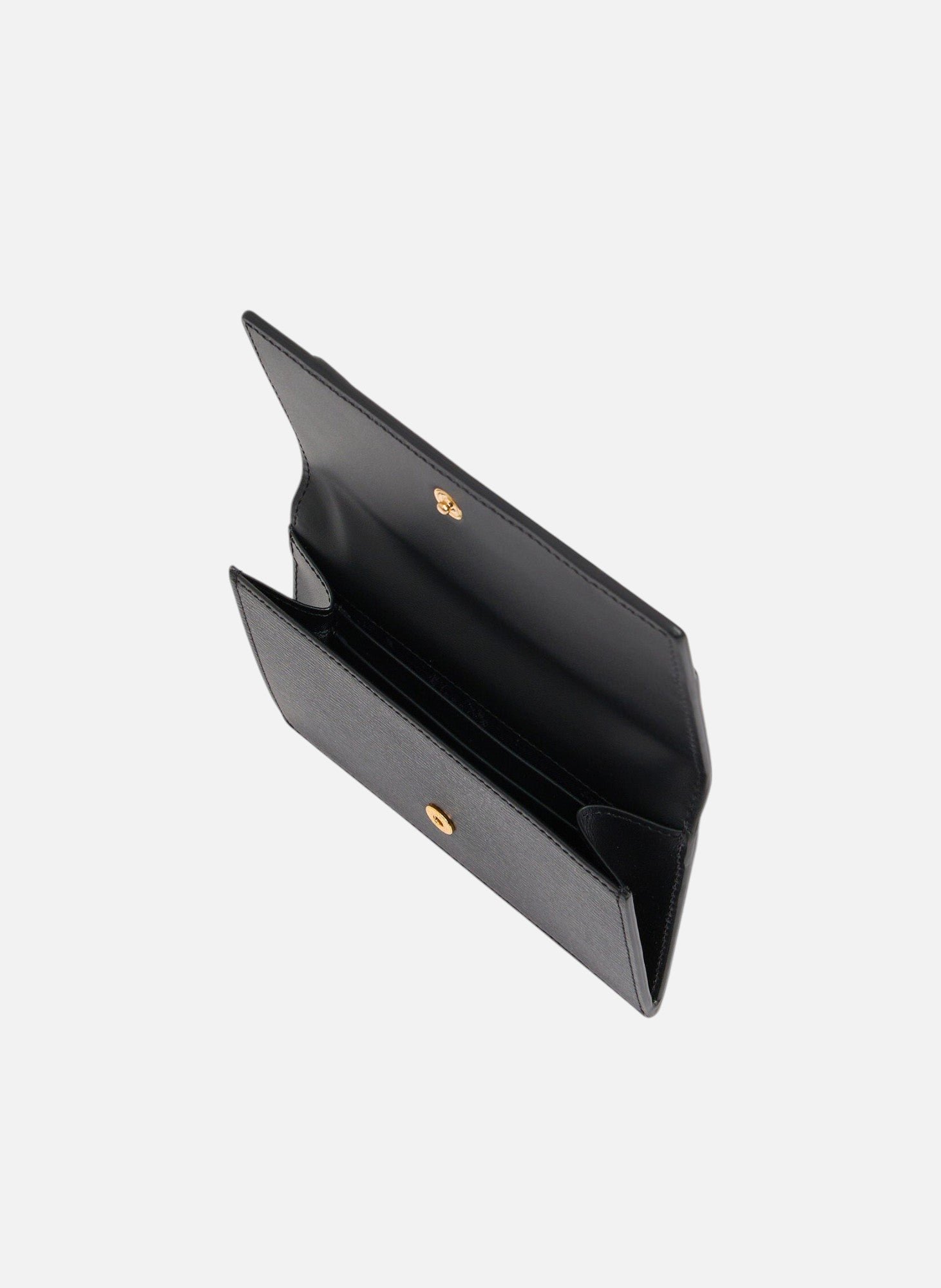 Porte cartes à rabat naya en cuir liégé LE TANNEUR Noir