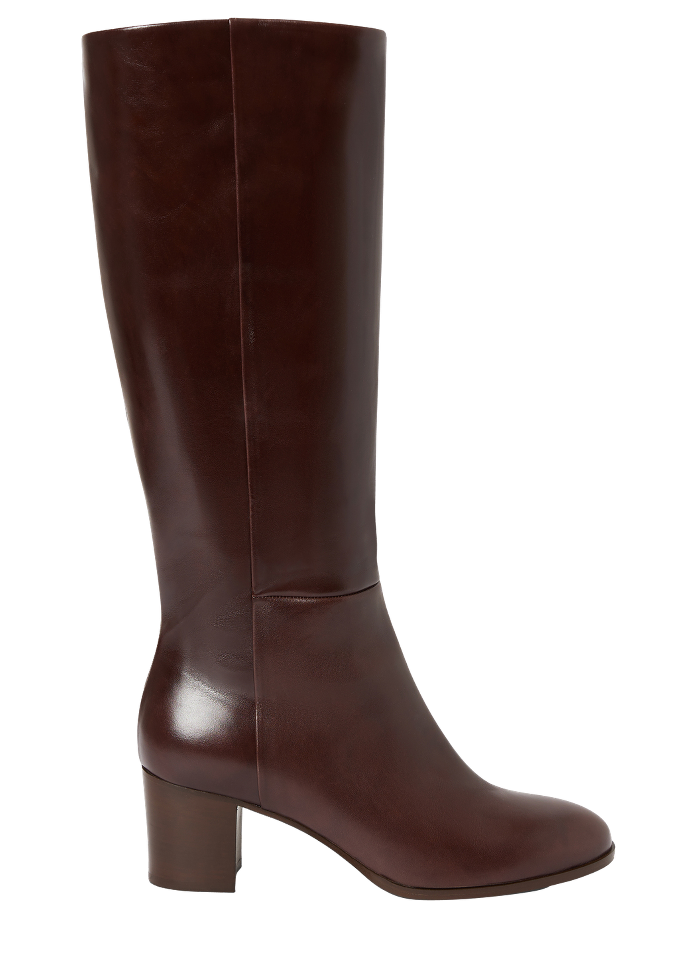 PABLO Bottes en cuir marron à talon - lizzie Marron
