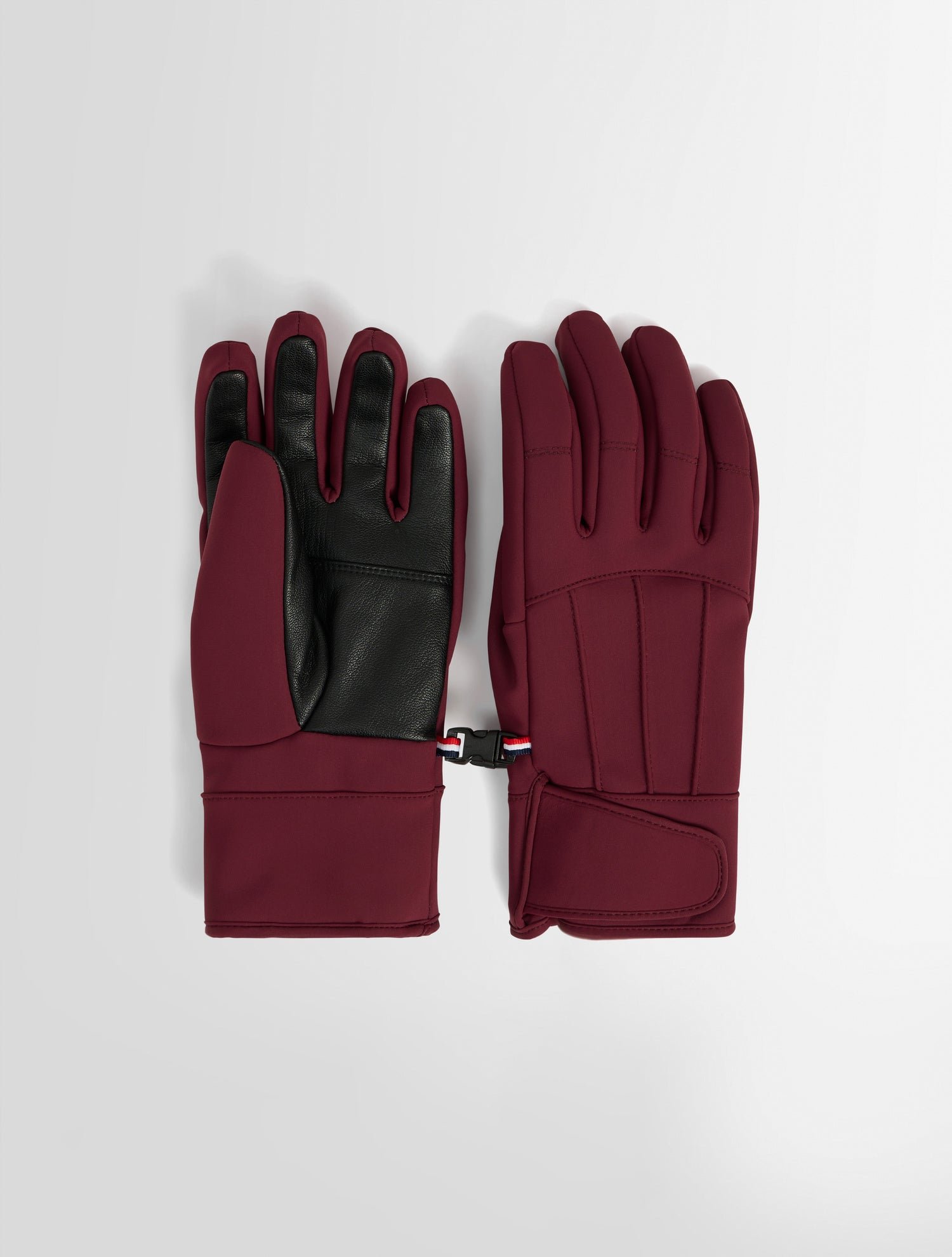 Gants de ski glacier w glove polyester FUSALP Rouge