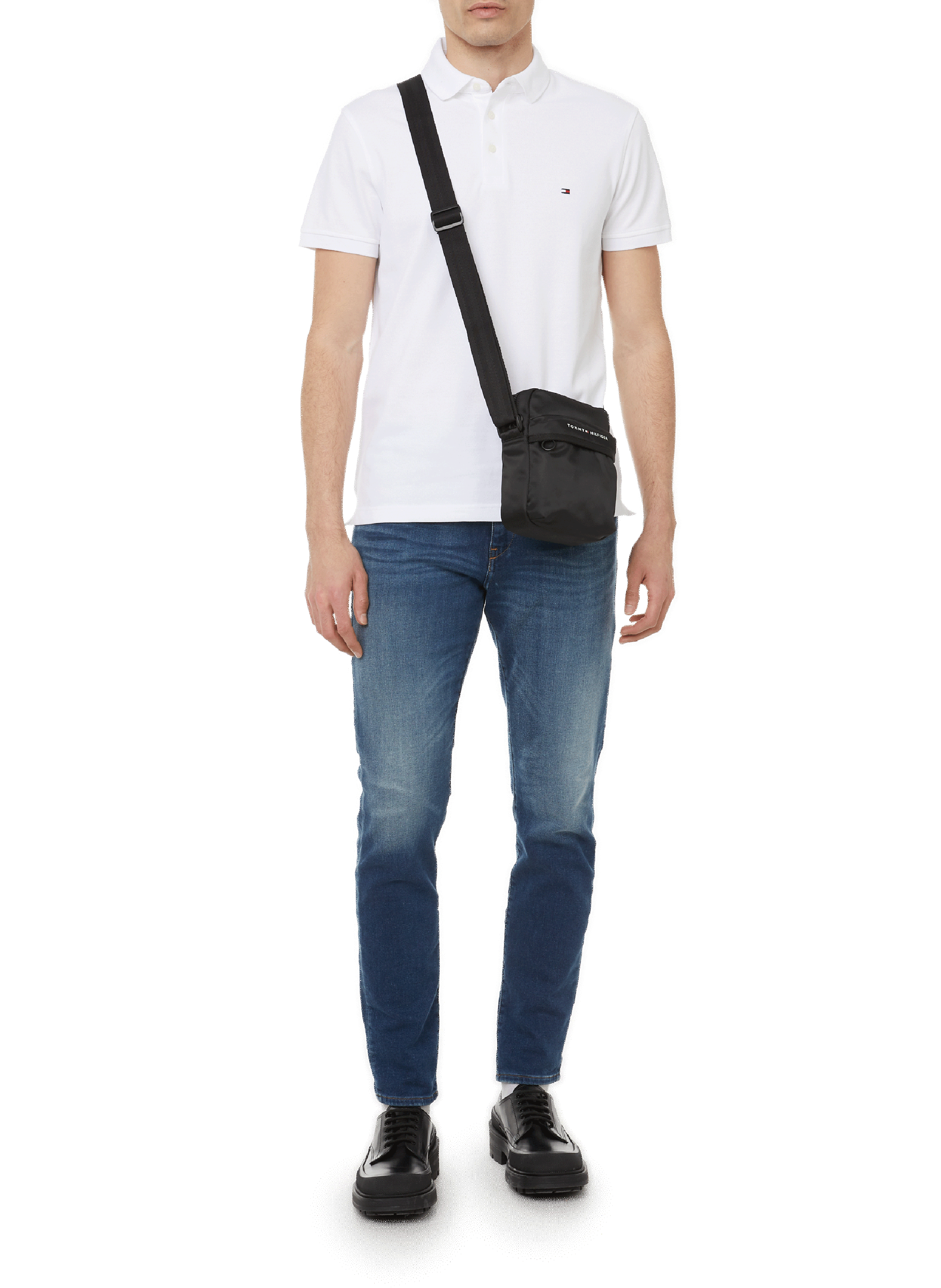 Iconic 1985 organic cotton polo shirt TOMMY HILFIGER White